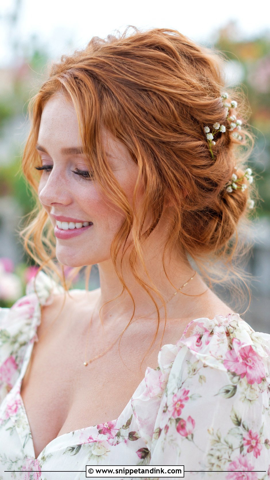 Loose Romantic Updo - Snippet and Ink - 30 Wedding Guest Updo Ideas