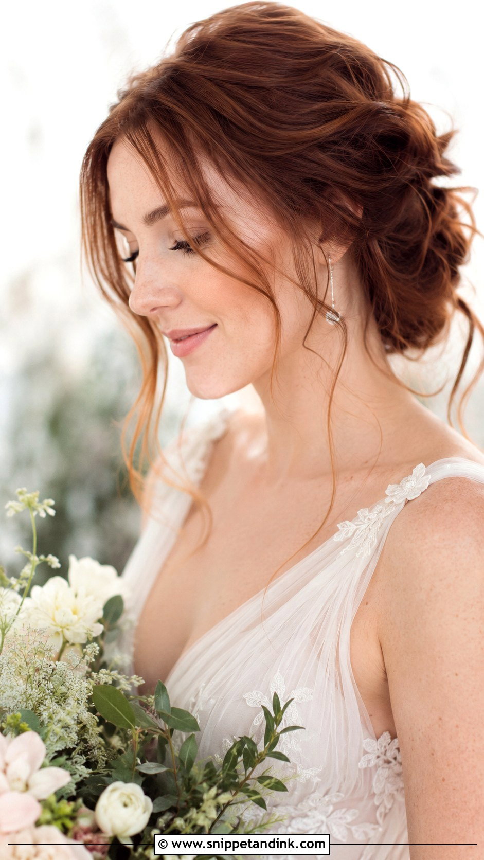 Loose Romantic Updo - Snippet and Ink - 30 Wedding Updo Hairstyles