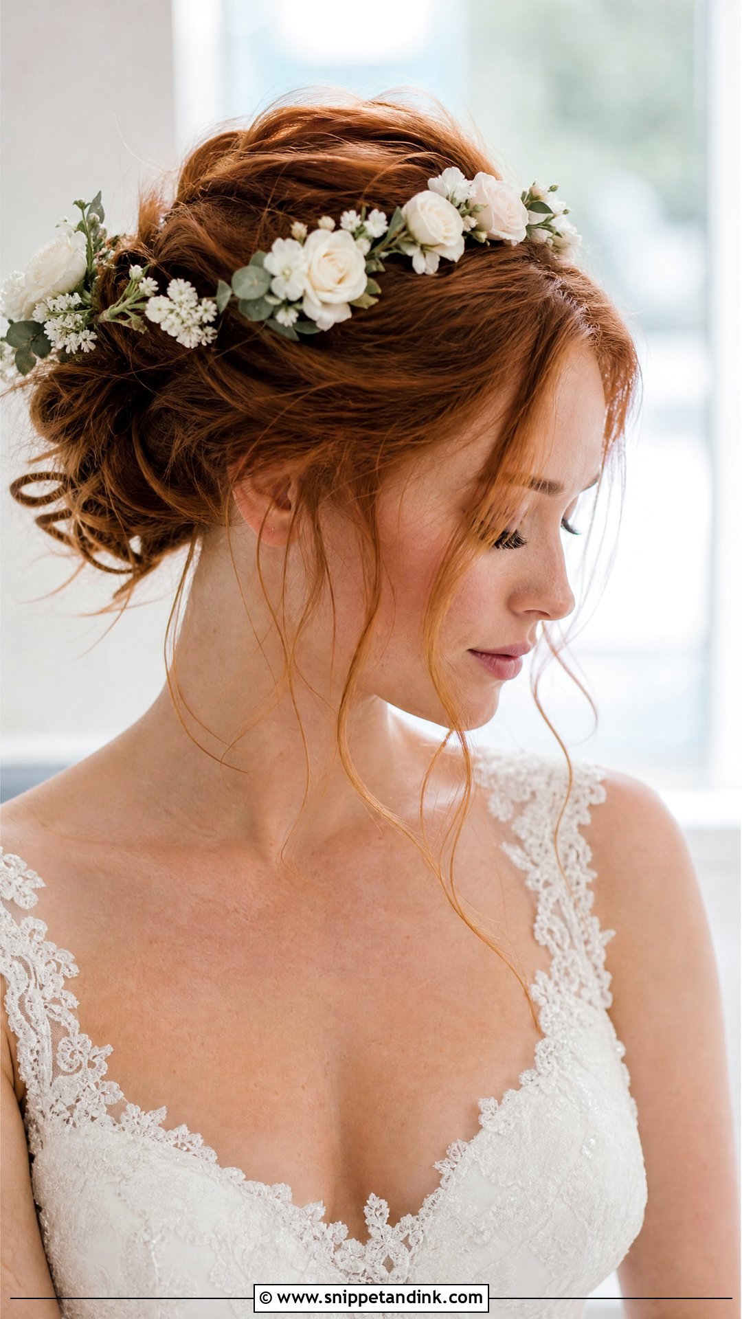 Loose Romantic Updo With Tendrils - Snippet and Ink - 20 Wedding Hairstyles Fine Hair
