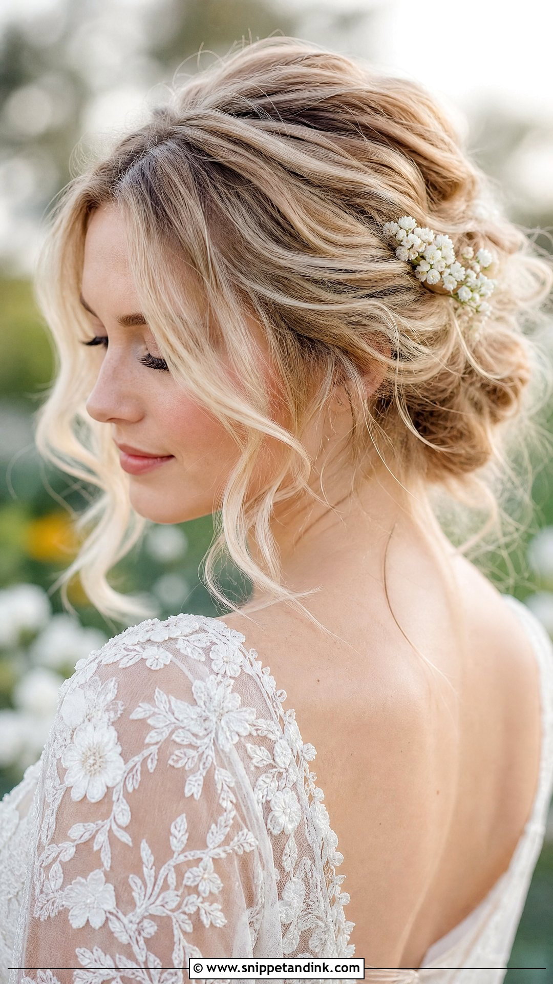 Loose Romantic Updo for Long Hair - Snippet and Ink - 20 Wedding Guest Updos for Long Hair