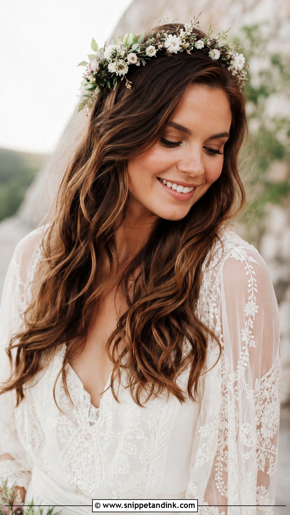 Loose Romantic Waves - Snippet and Ink - 25 French Bride Hairstyles