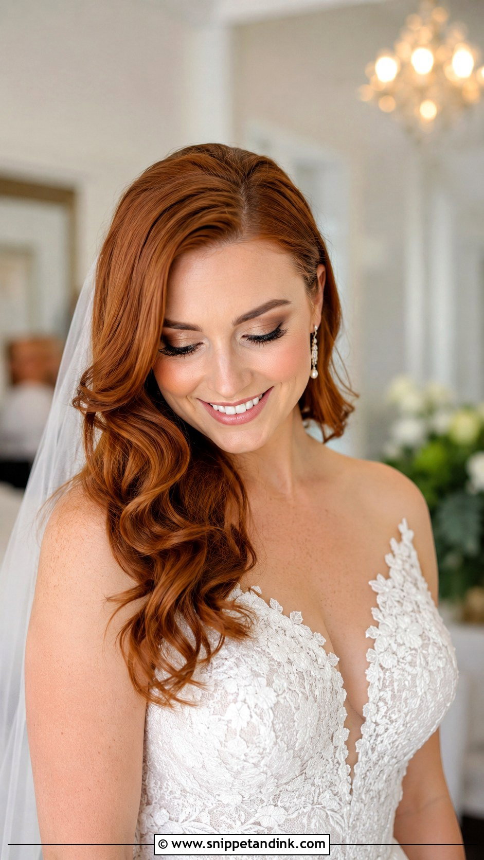 Loose Romantic Waves Wedding Hairstyle - Snippet and Ink - 30 Wedding Hair Styles for Long Hair
