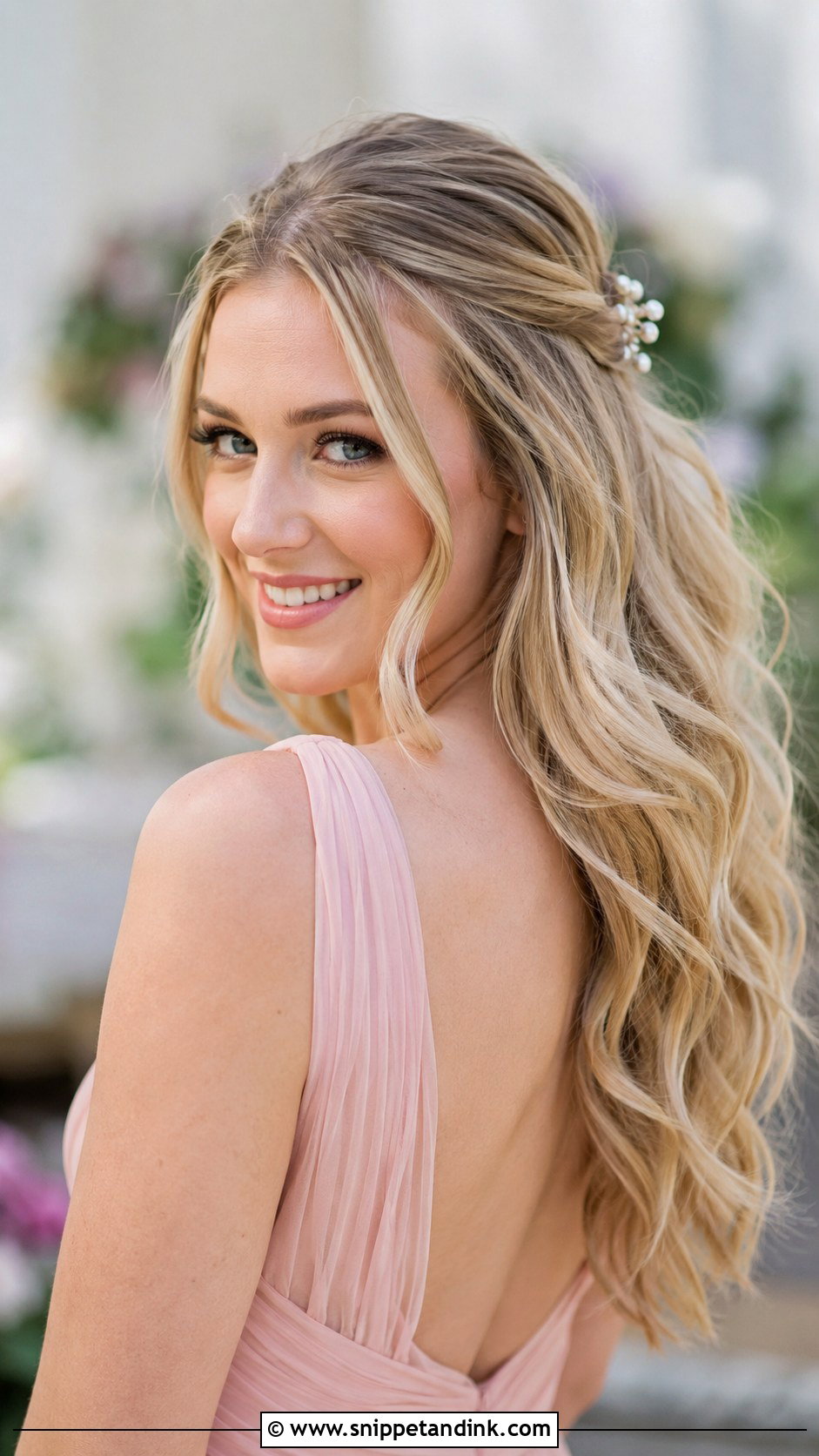 Loose Romantic Waves for Engagement - Snippet and Ink - 25 Hair Styles for Engagement
