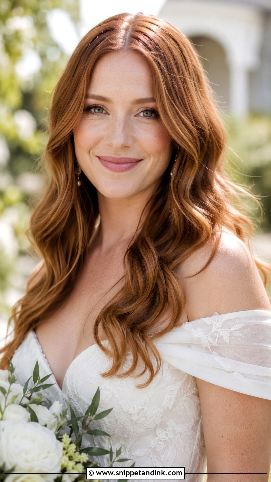 Loose Romantic Waves for Wedding - Snippet and Ink - 25 Hairstyles for Long Hair for Wedding