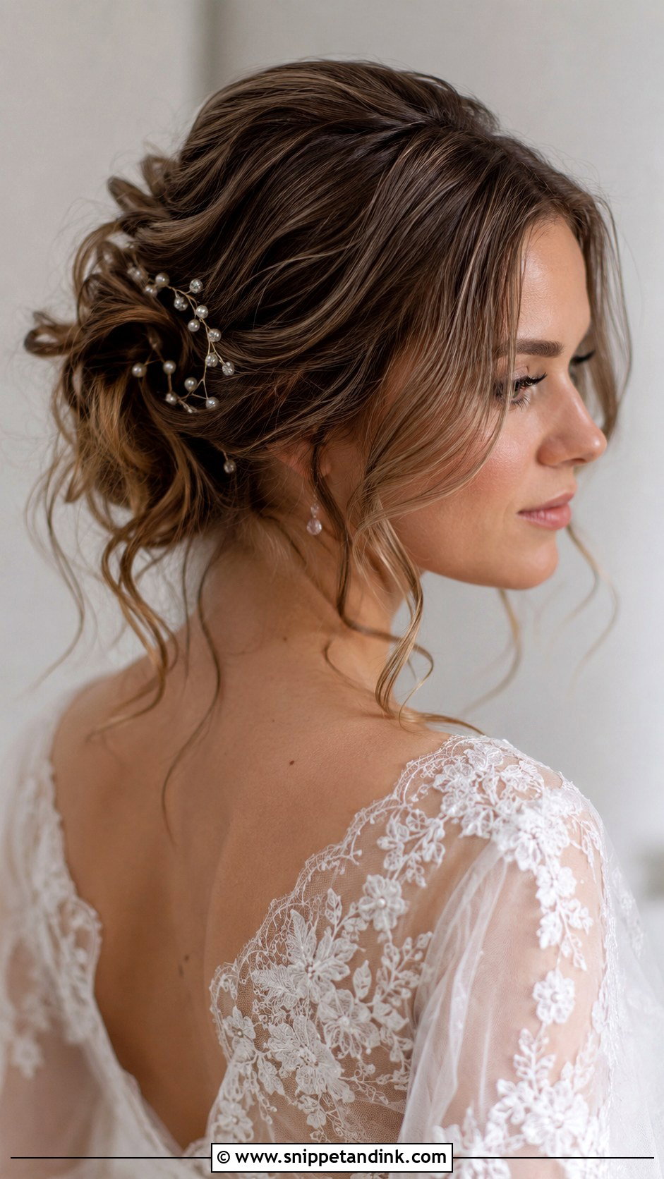 Loose Romantic Wedding Updo - Snippet and Ink - 20 Long Hair Wedding Updo Ideas
