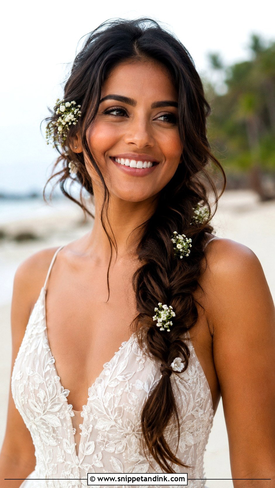 Loose Side Braid - Snippet and Ink - 30 Simple Wedding Guest Hair Ideas