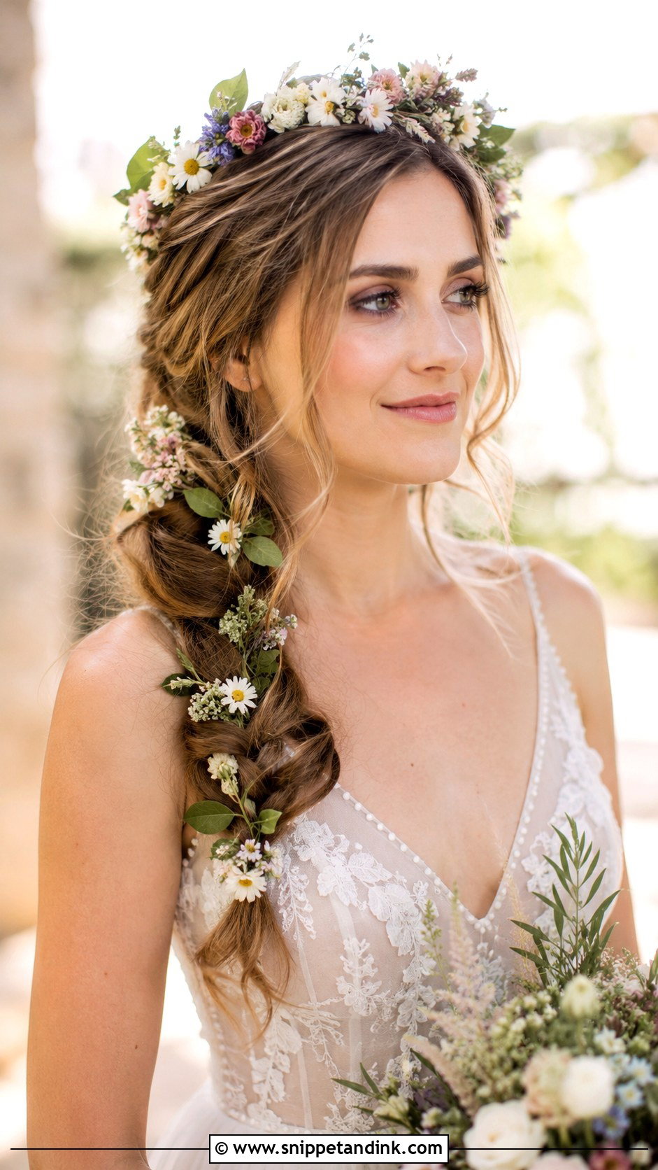 Loose Side Braid - Snippet and Ink - 35 Simple Wedding Hairstyles