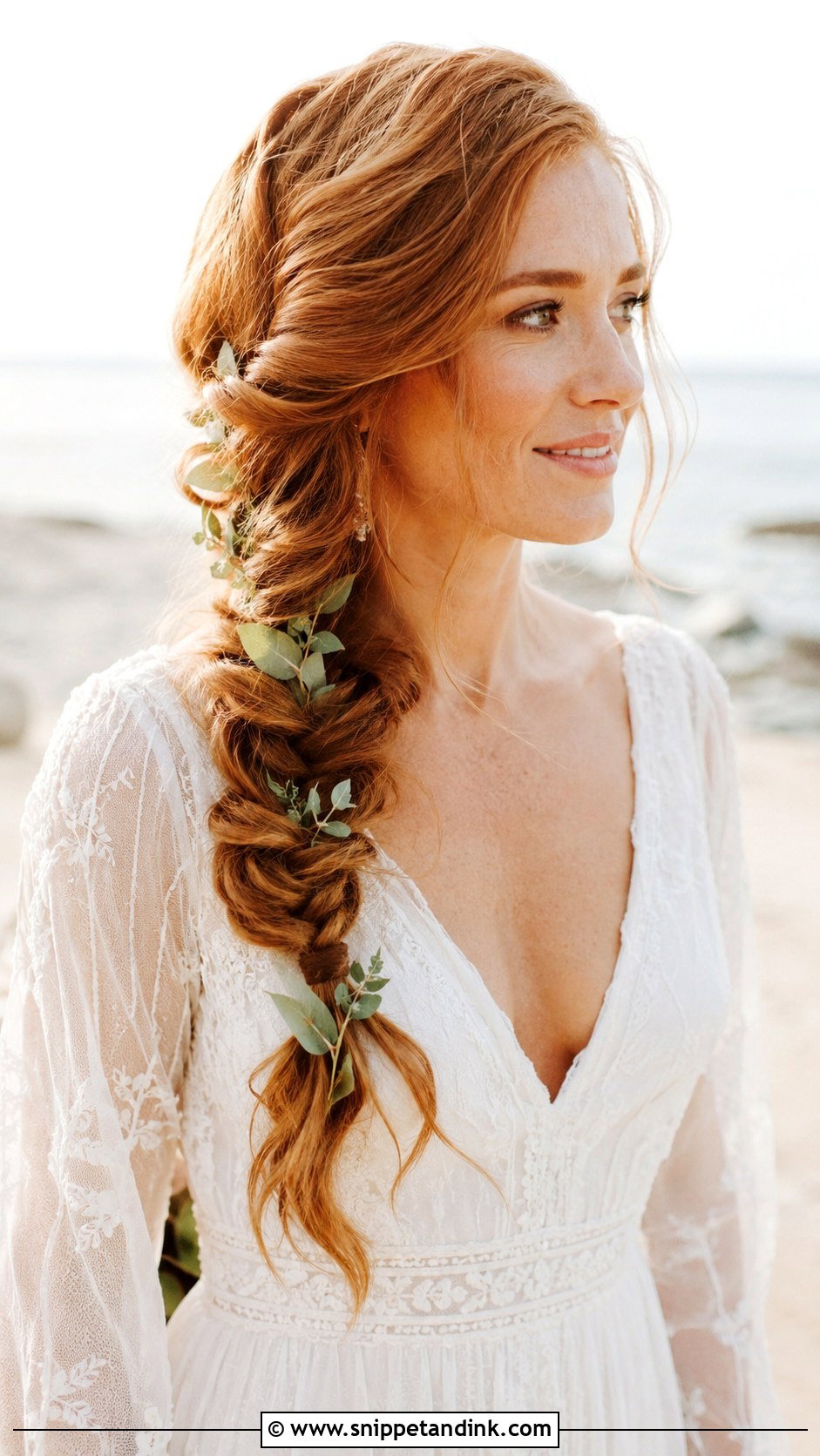 Loose Side Braid - Snippet and Ink - 25 Summer Wedding Hair Ideas