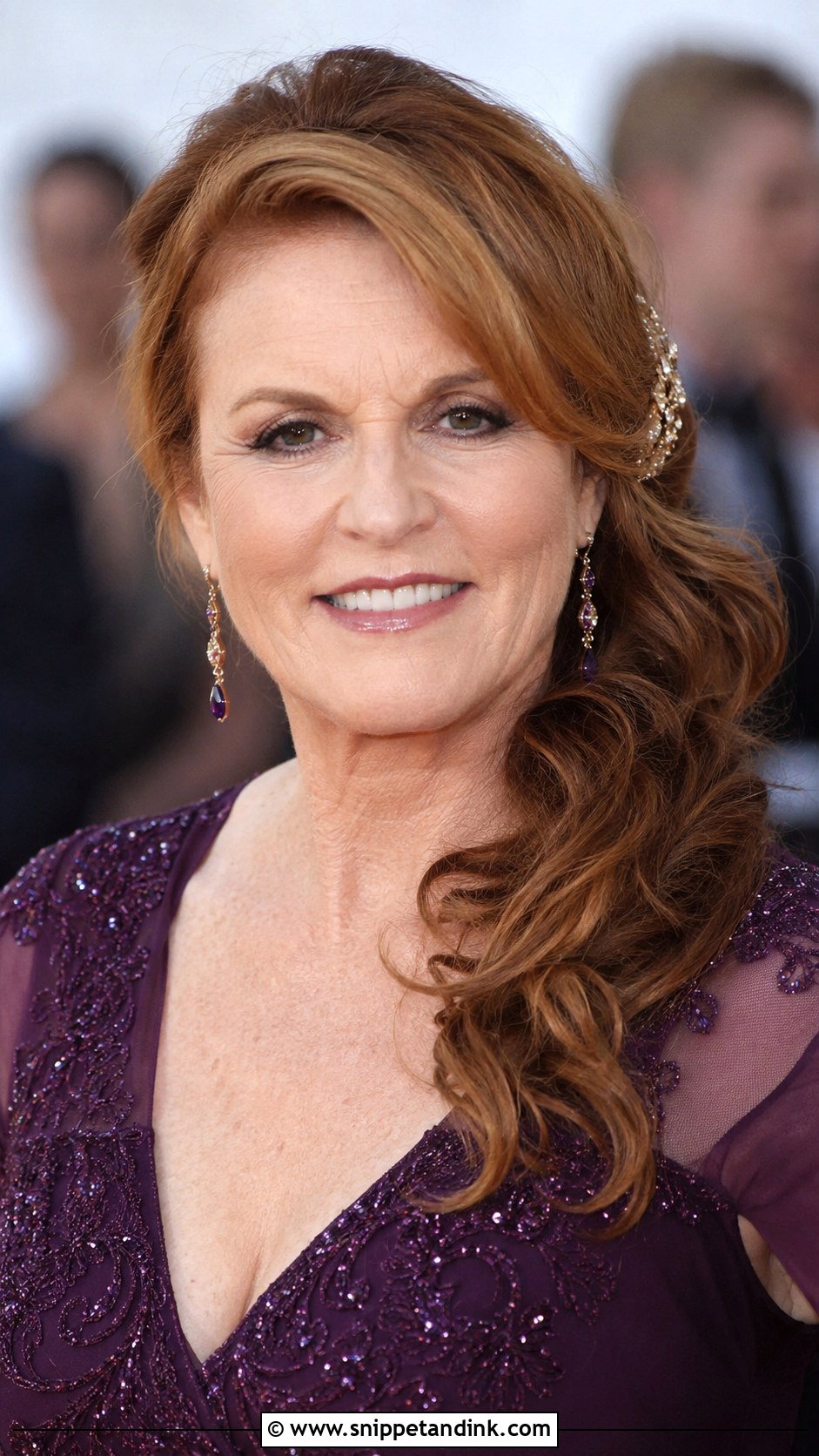 Loose Side Swept Curls - Snippet and Ink - 30 Mother of the Bride Hairstyles Over 50