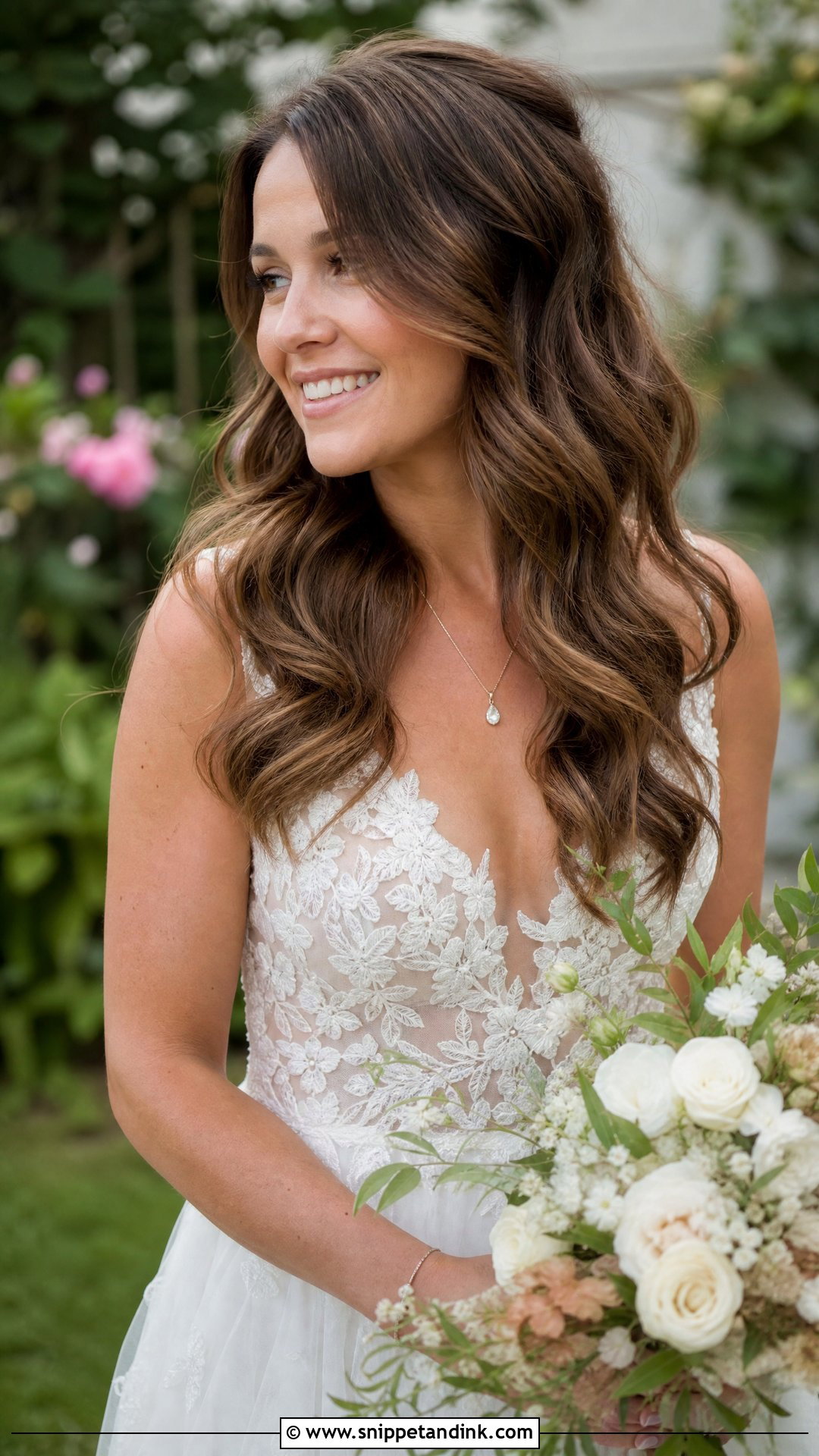 Loose Soft Waves - Snippet and Ink - 20 Minimal Wedding Hairstyle Ideas