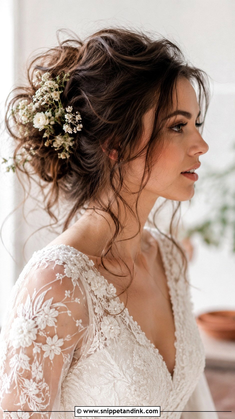 Loose Tousled Updo - Snippet and Ink - 20 Kate Middleton Wedding Hair Ideas