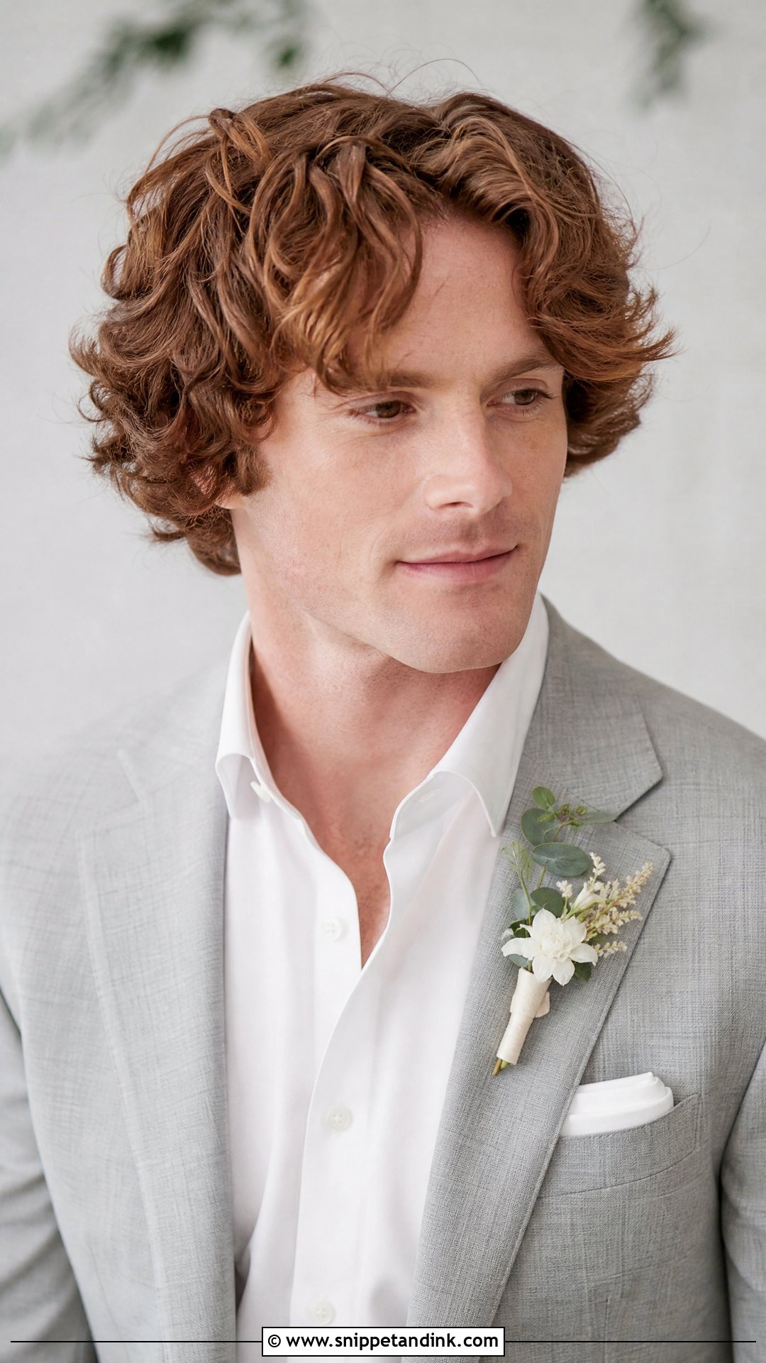 Loose Tousled Waves - Snippet and Ink - 20 Groom Hair Styles