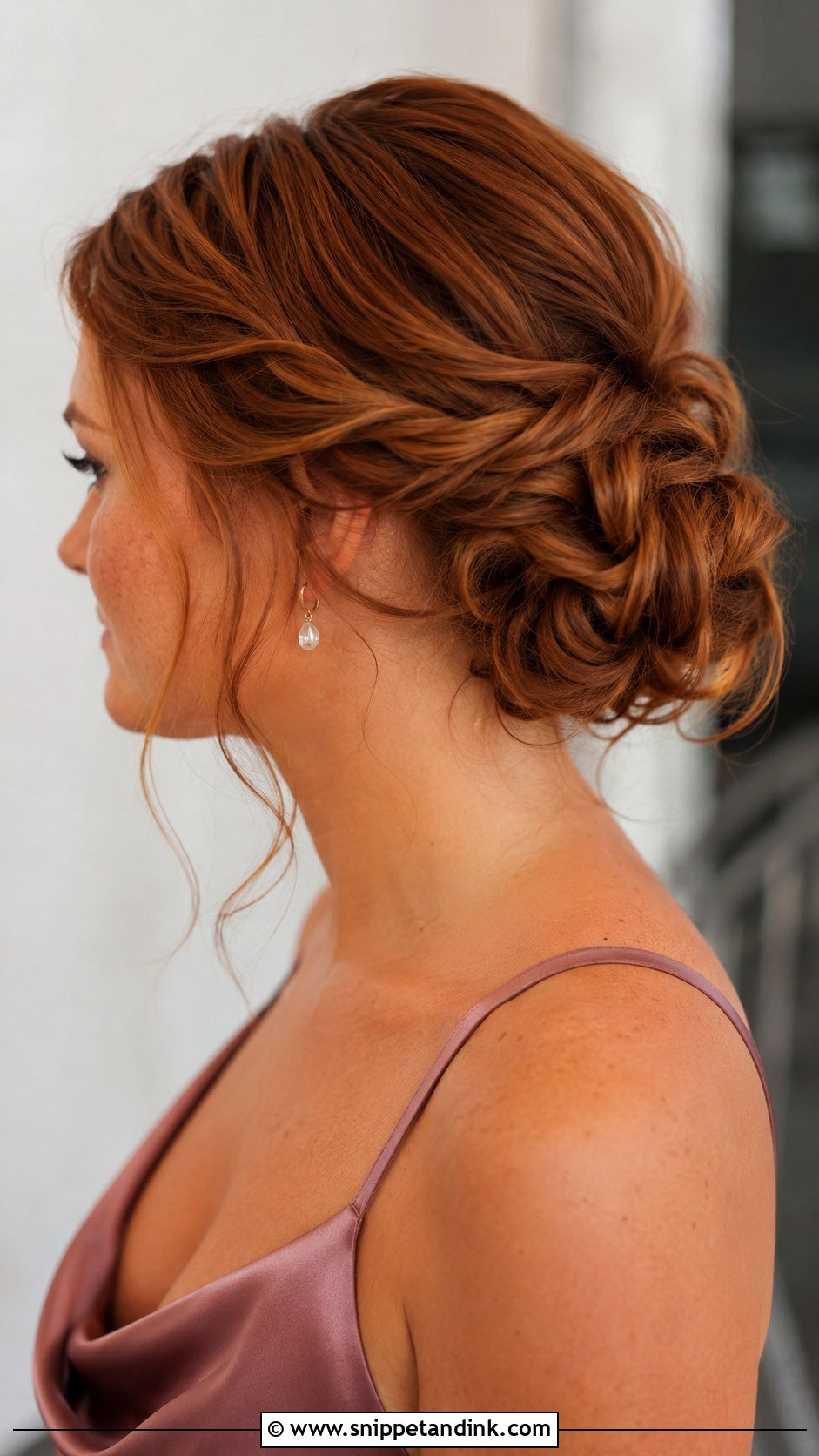 Loose Twisted Bridesmaid Updo - Snippet and Ink - 20 Loose Updo Wedding Bridesmaid Ideas