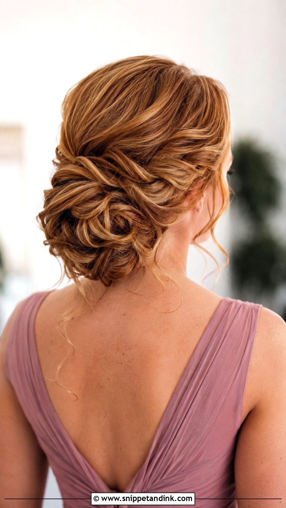 Loose Updo For Long Hair Bridesmaid - Snippet and Ink - 20 Loose Updo Wedding Bridesmaid Ideas