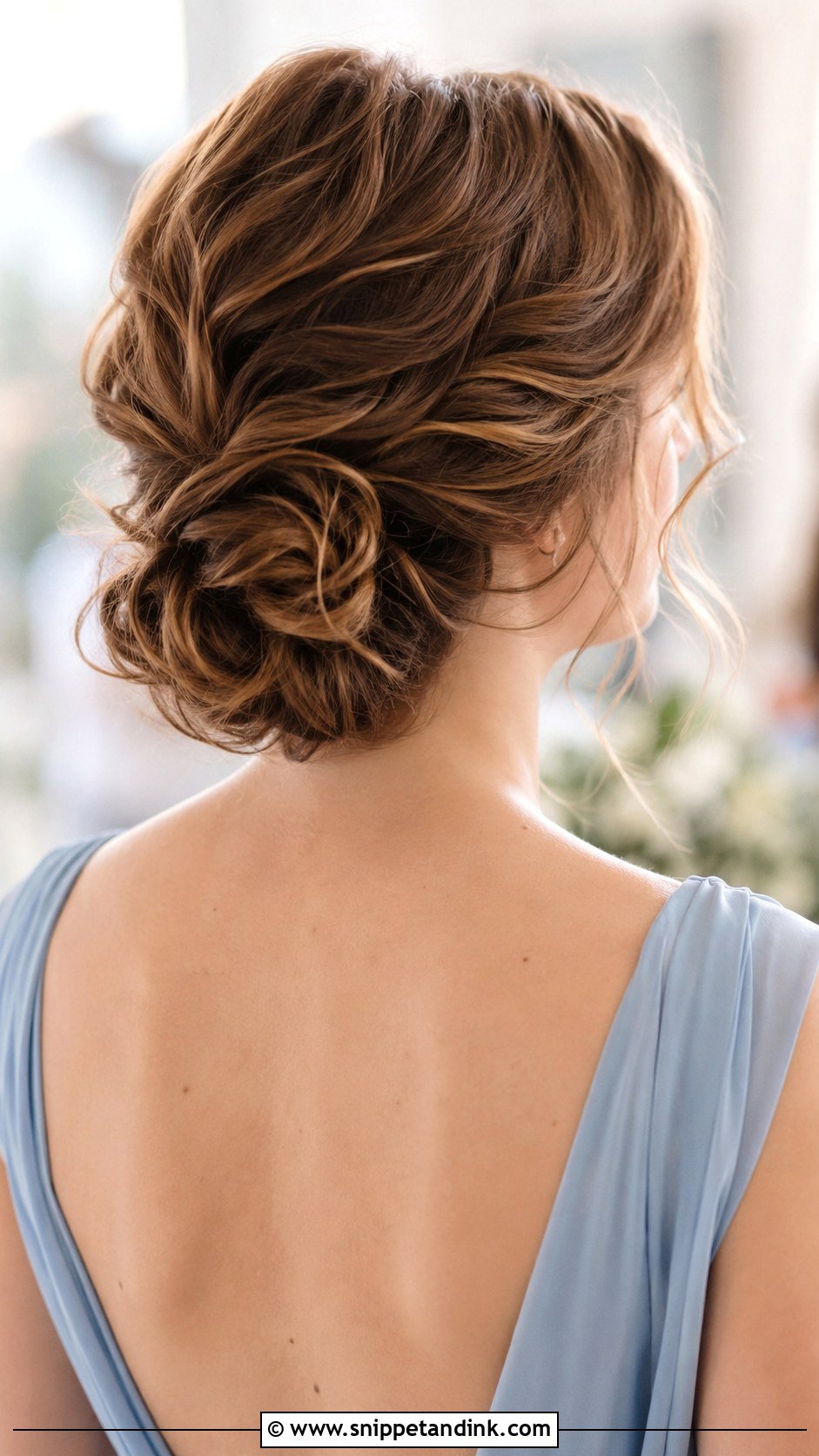 Loose Updo For Thin Hair Bridesmaid - Snippet and Ink - 20 Loose Updo Wedding Bridesmaid Ideas