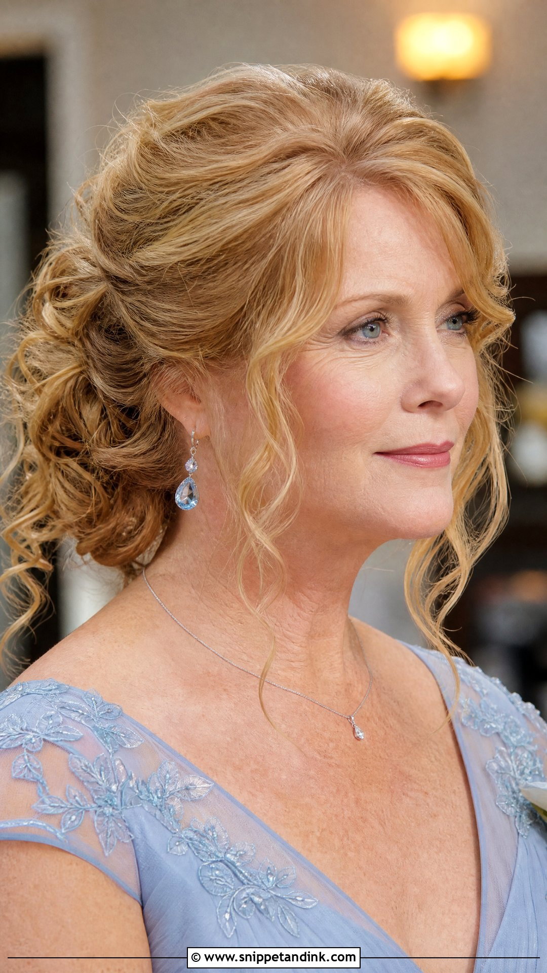Loose Updo Mother Of The Bride Hairstyle - Snippet and Ink - 20 Mother of Bride Hairstyle Ideas