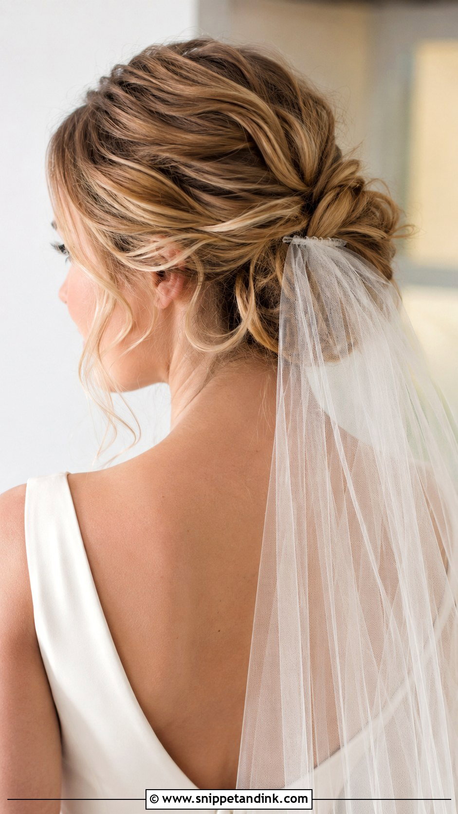 Loose Updo Wedding Hair With Veil - Snippet and Ink - 15 Wedding Hair Loose Updo Ideas