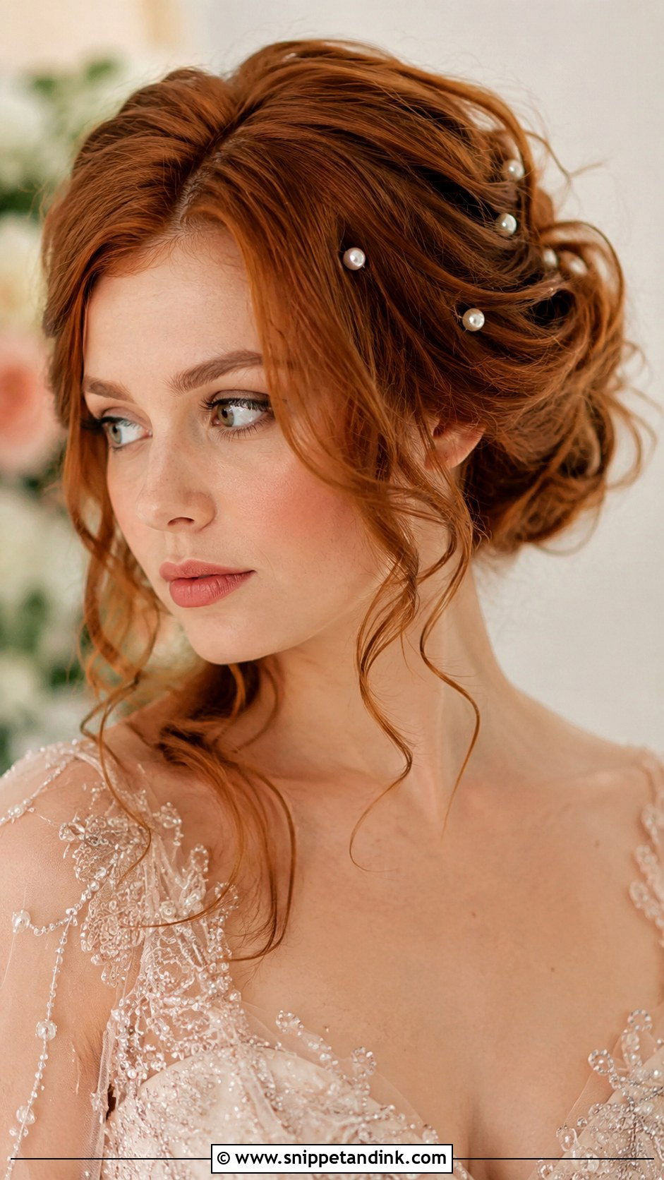 Loose Updo With Face Framing Pieces - Snippet and Ink - 30 Hairstyles for Engagement