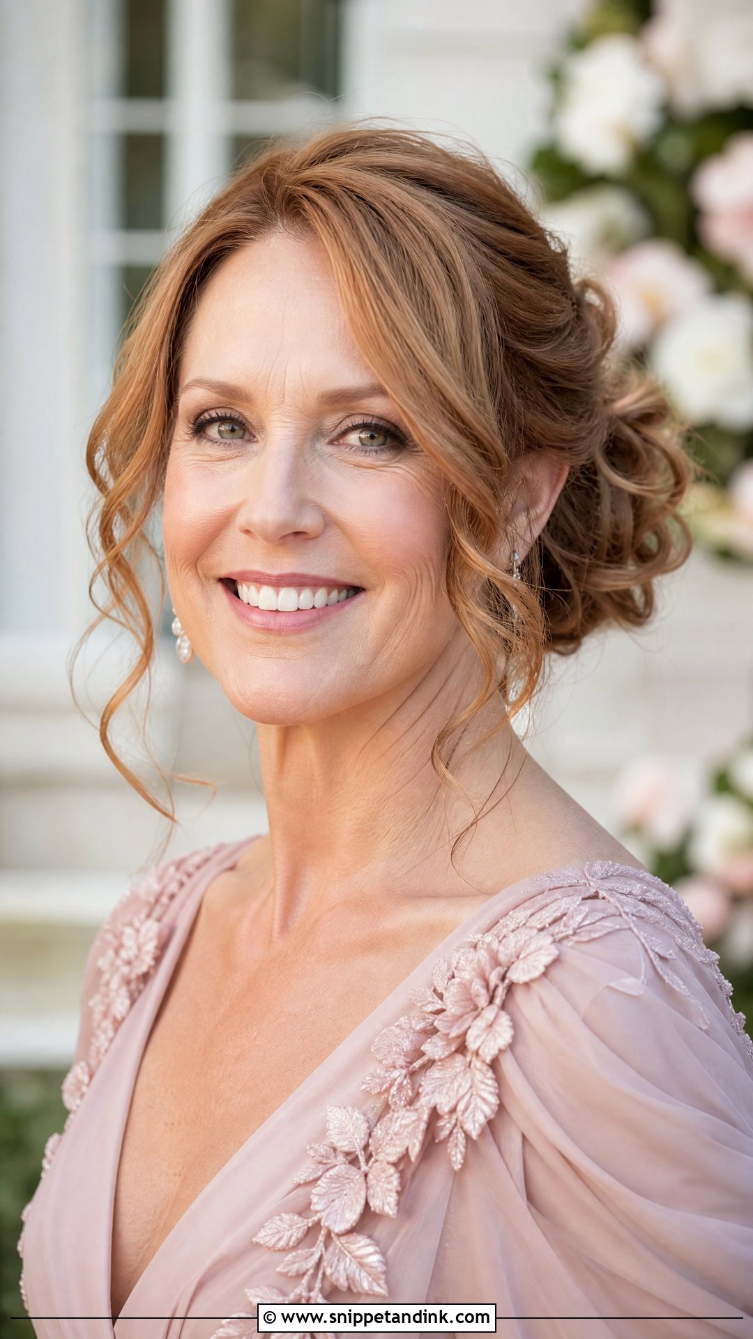 Loose Updo With Face Framing Tendrils - Snippet and Ink - 20 Bride Mom Hairstyle Ideas