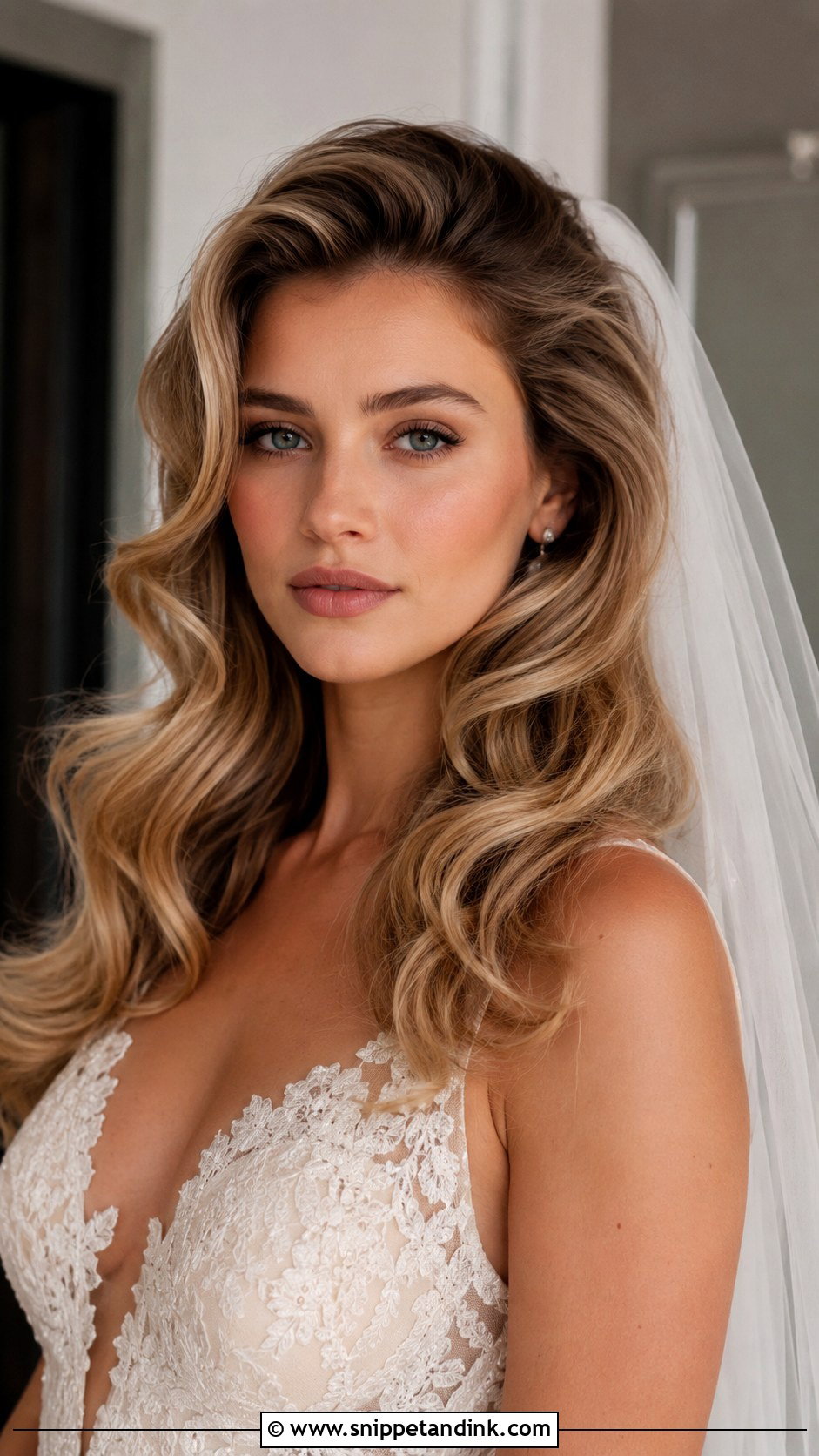 Loose Waves Bridal Hair - Snippet and Ink - 20 Bride Hair Styles 2024