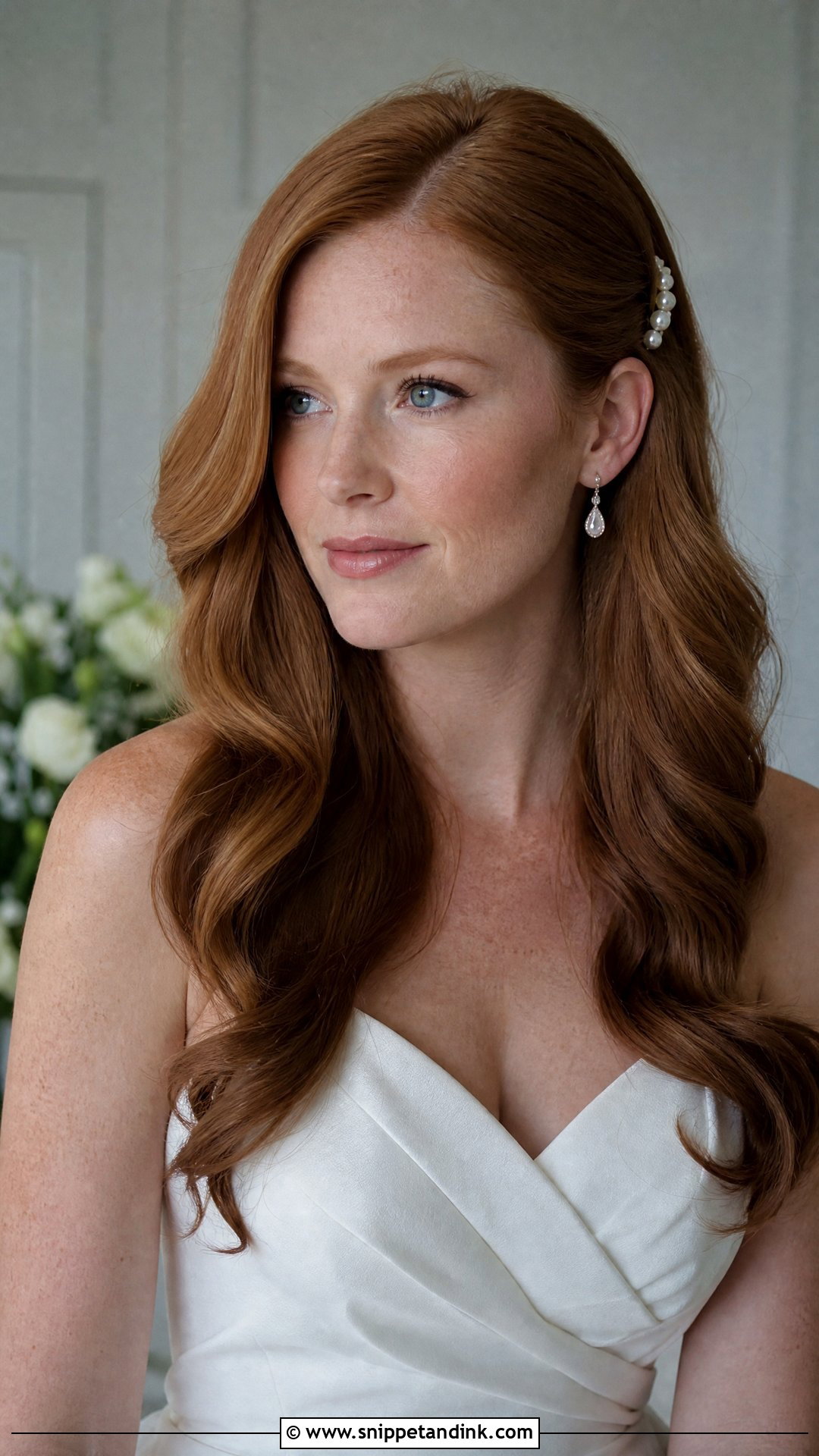 Loose Waves Bridal Hairstyle For Long Hair - Snippet and Ink - 15 Easy Bridal Hairstyles for Long Hair
