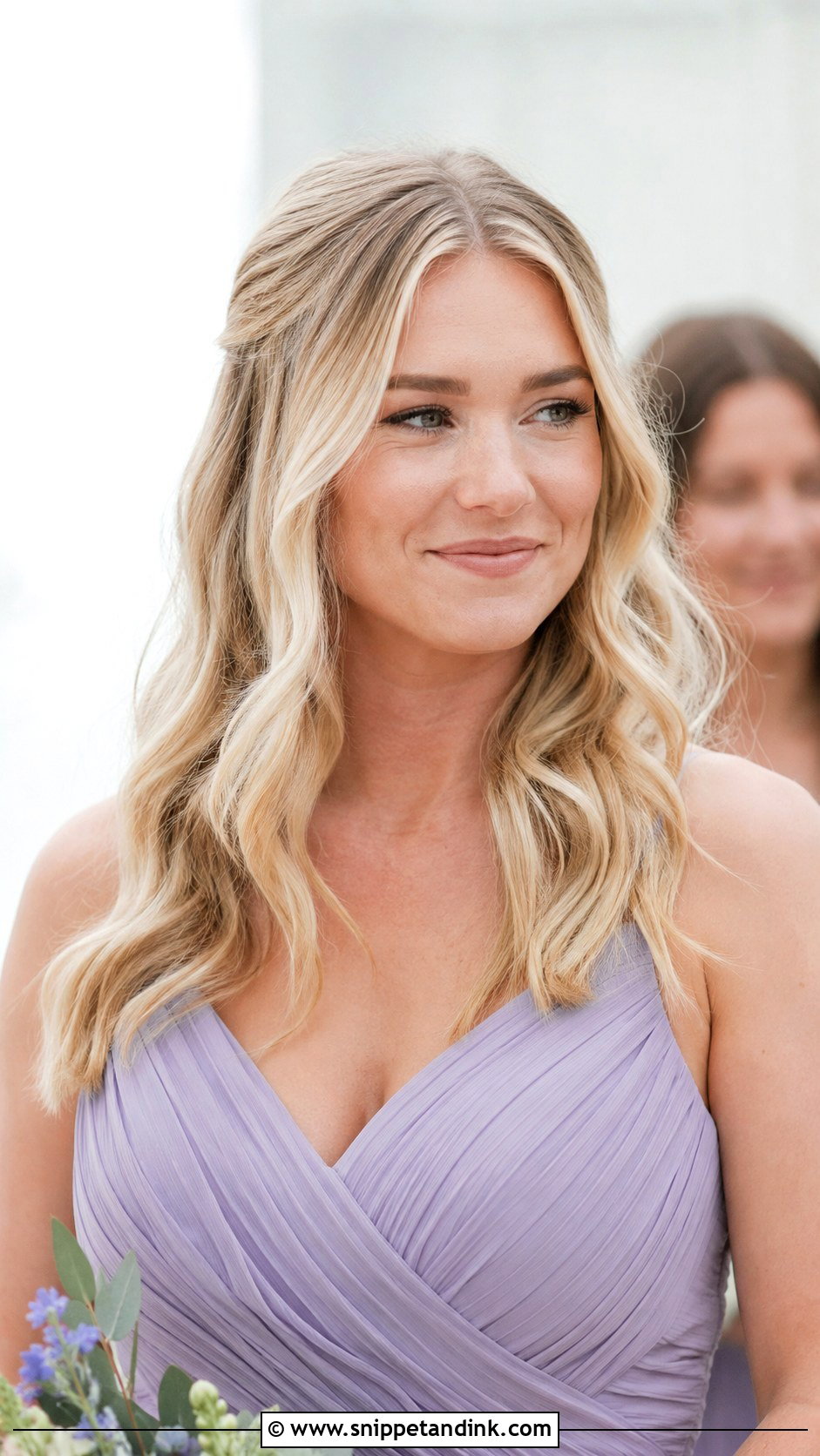 Loose Waves Bridesmaid Hair - Snippet and Ink - 20 2025 Bridesmaid Hair Ideas