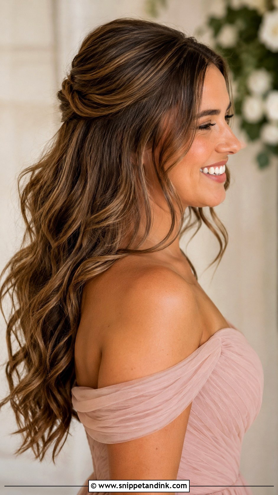 Loose Waves Bridesmaid Hairstyle - Snippet and Ink - 30 Bridesmaid Hairstyles for Long Hair