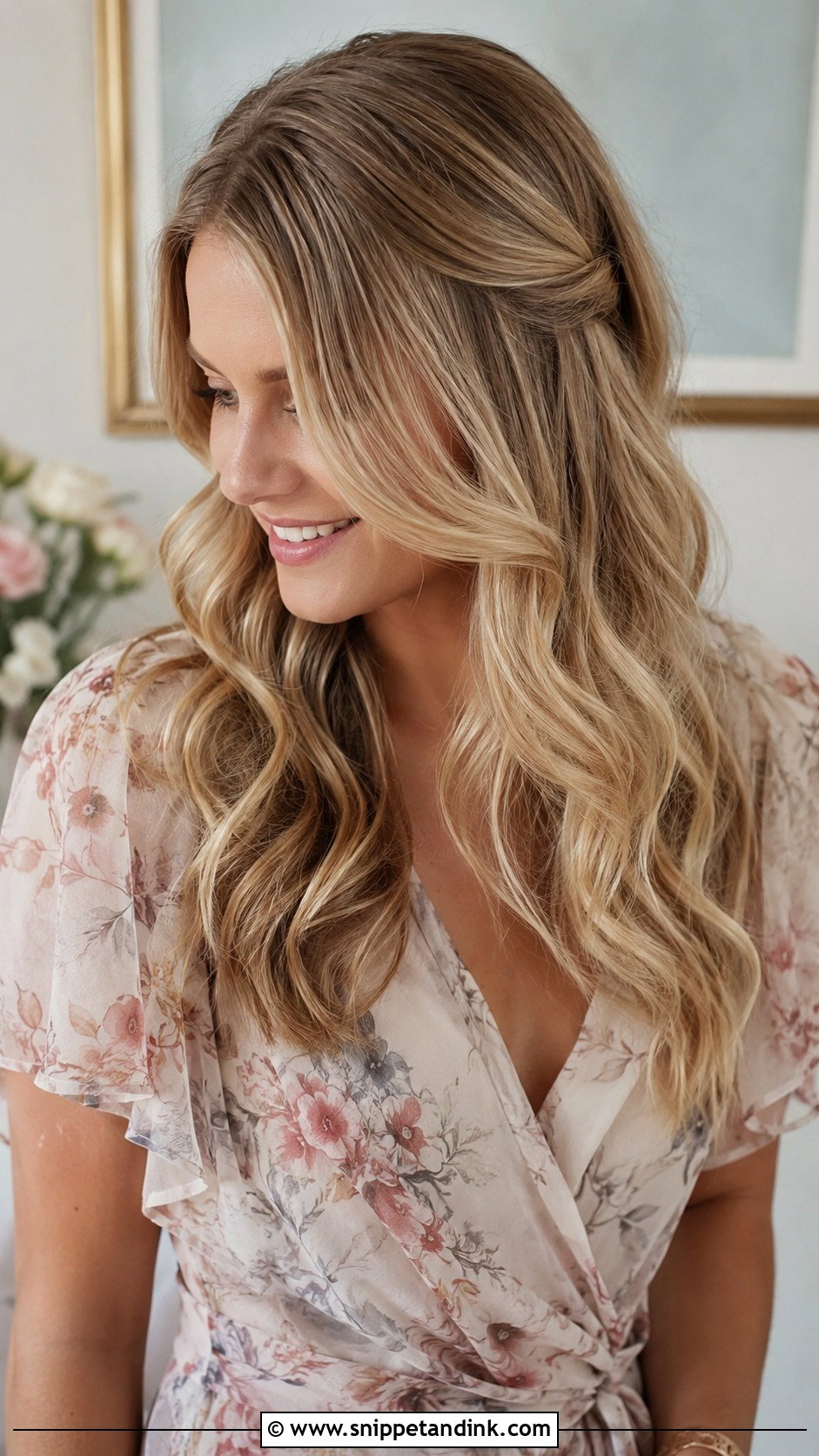 Loose Waves Wedding Guest Hair - Snippet and Ink - 20 Hairstyles Ideas for Wedding Guest