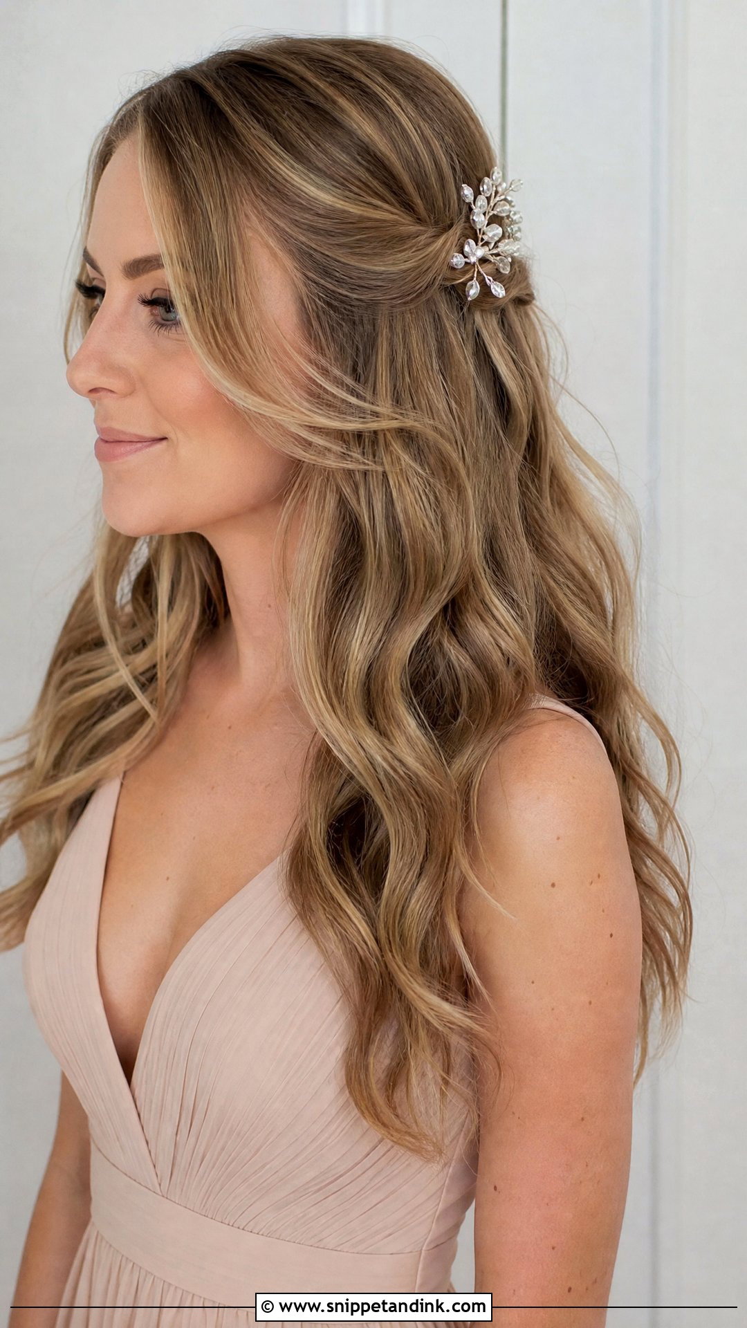 Loose Waves Wedding Hair For Thick Hair - Snippet and Ink - 20 Wedding Hairstyles for Thick Hair