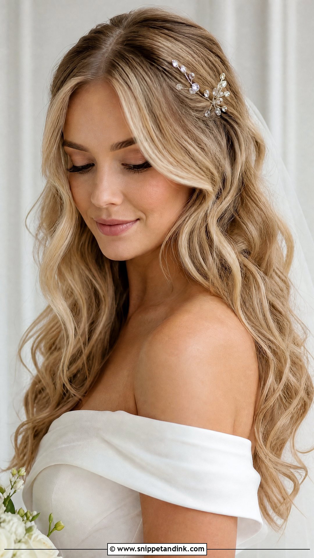 Loose Waves Wedding Hair - Snippet and Ink - 15 Do It Yourself Wedding Hair Ideas