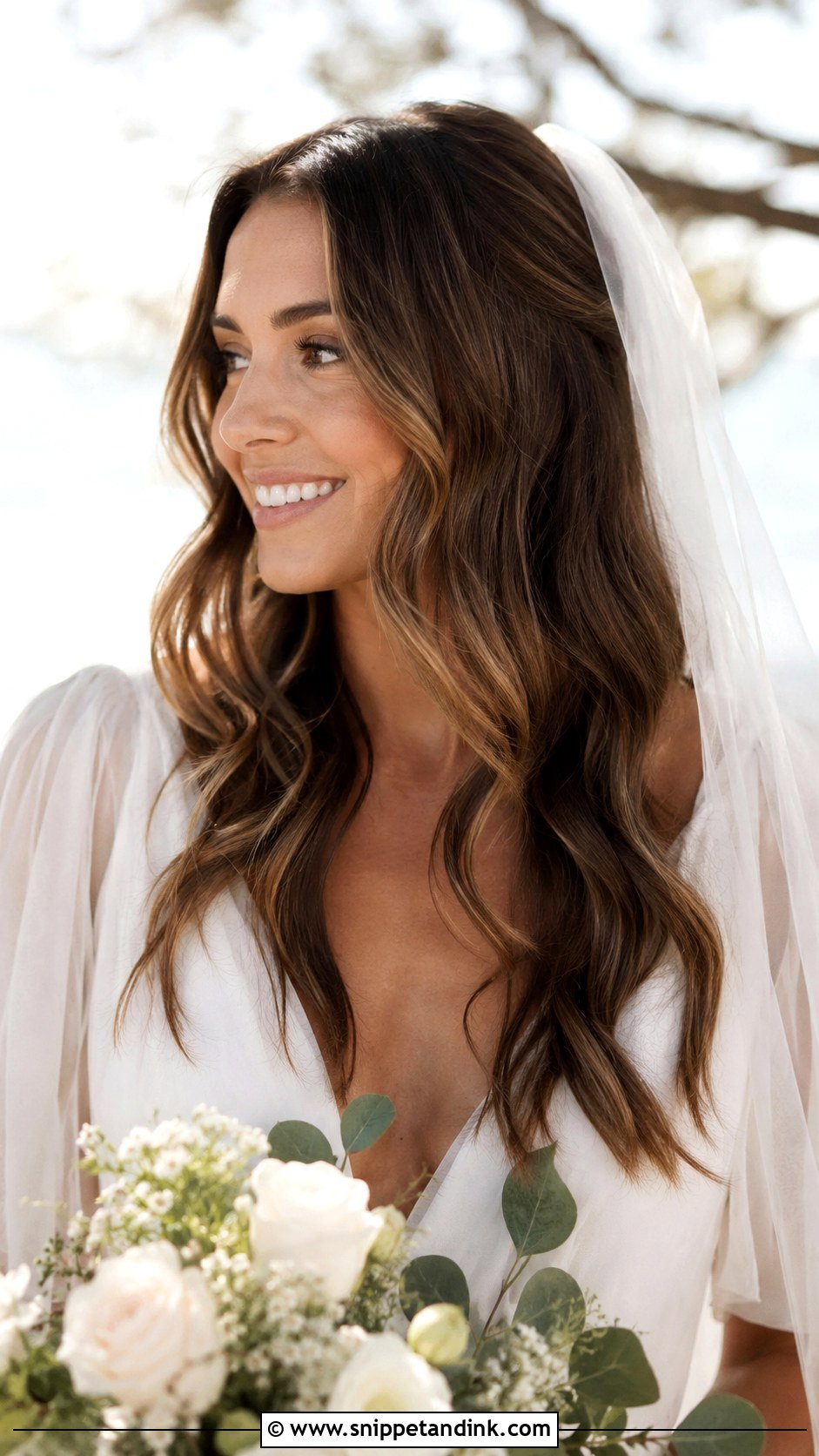 Loose Waves Wedding Hairstyle - Snippet and Ink - 15 Simple Elegant Wedding Hairstyles