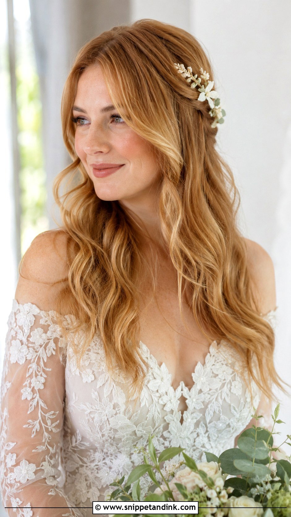 Loose Waves Wedding Hairstyle - Snippet and Ink - 15 Wedding Hairstyles Ideas