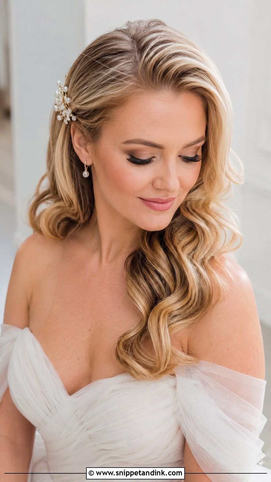 Loose Waves Wedding Hairstyle - Snippet and Ink - 15 Luxury Wedding Hairstyles
