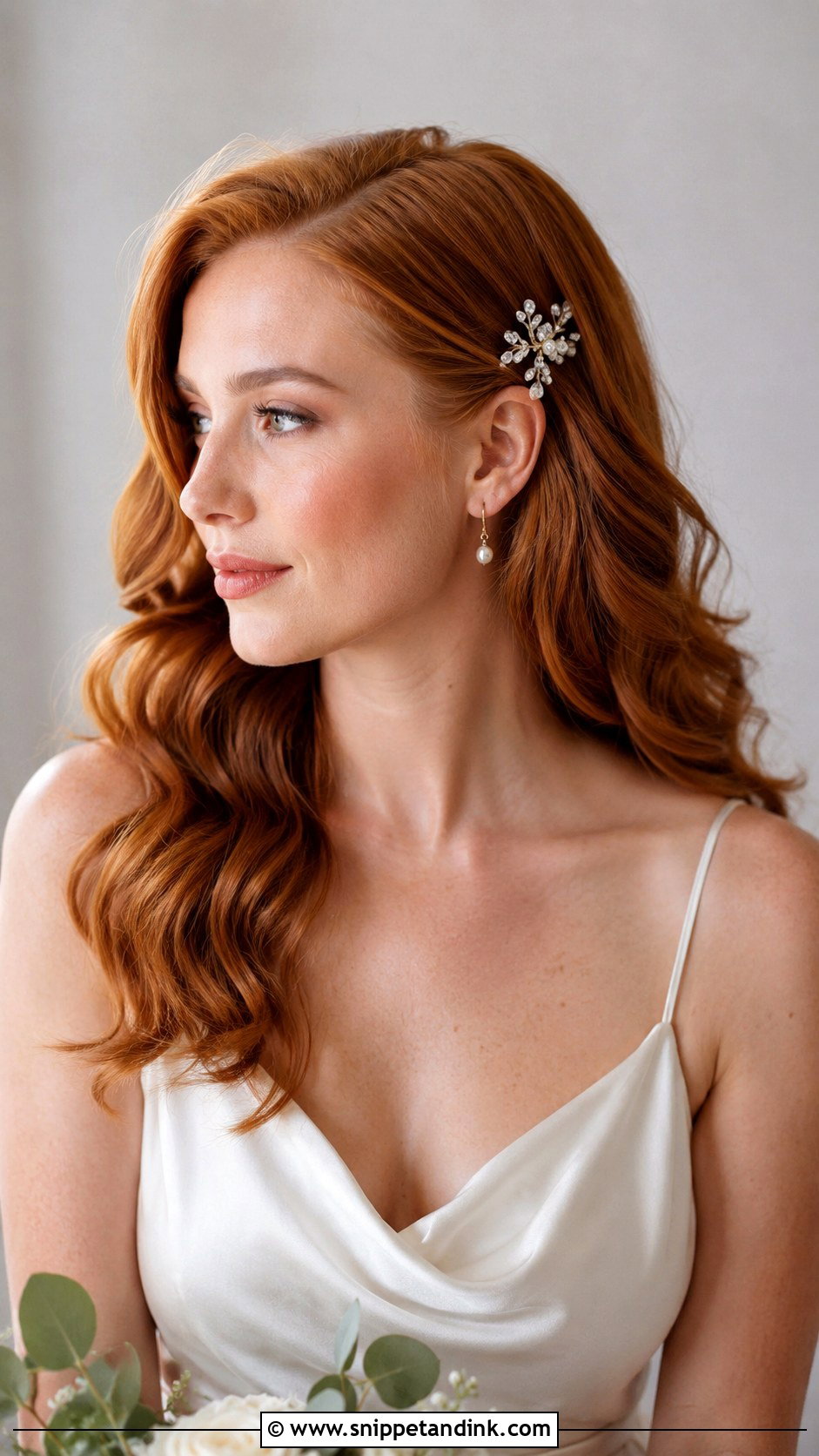 Loose Waves Wedding Hairstyle - Snippet and Ink - 15 Self Hairstyle for Wedding Ideas