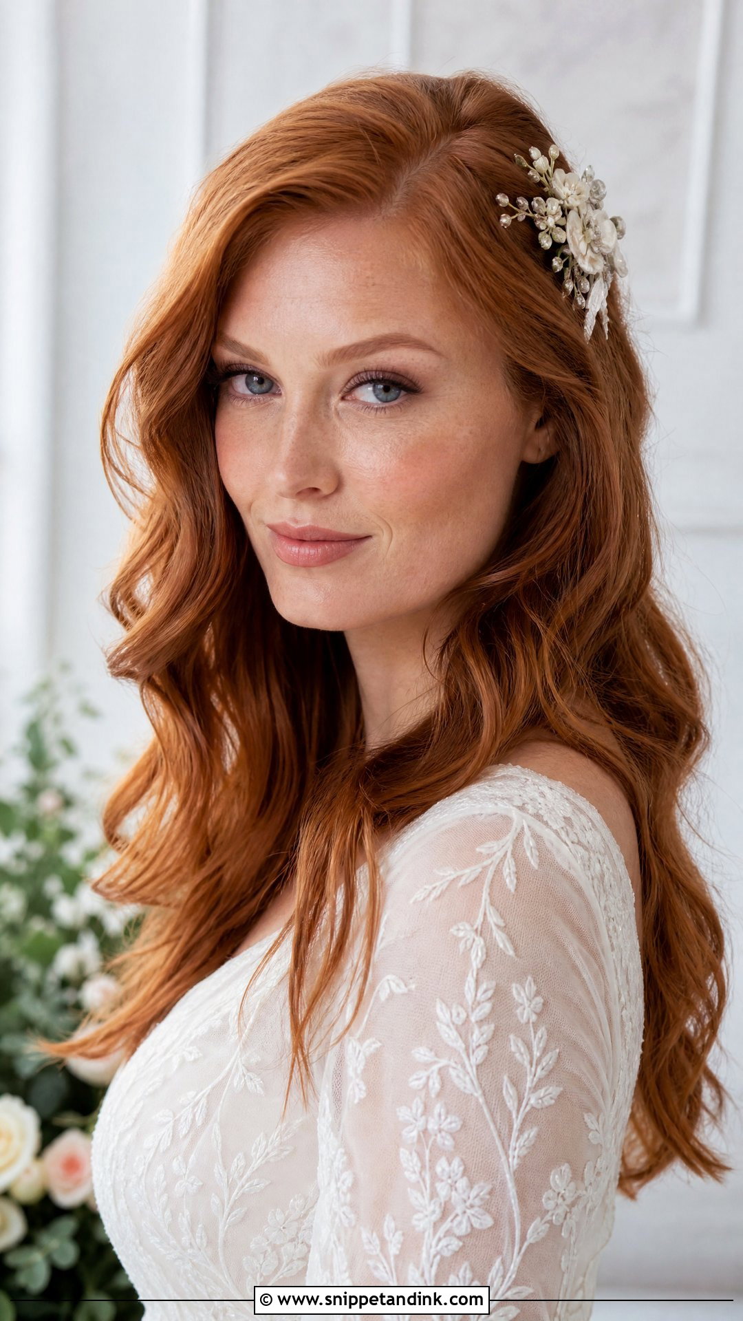 Loose Waves Wedding Hairstyle For Bride - Snippet and Ink - 15 Best Wedding Hairstyles the Bride