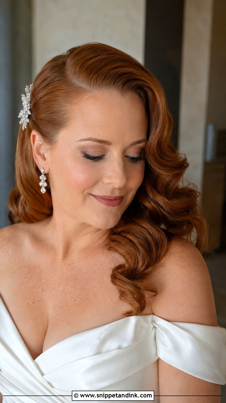 Loose Waves Wedding Hairstyle For Thinning Hair - Snippet and Ink - 15 Wedding Hairstyles for Thinning Hair