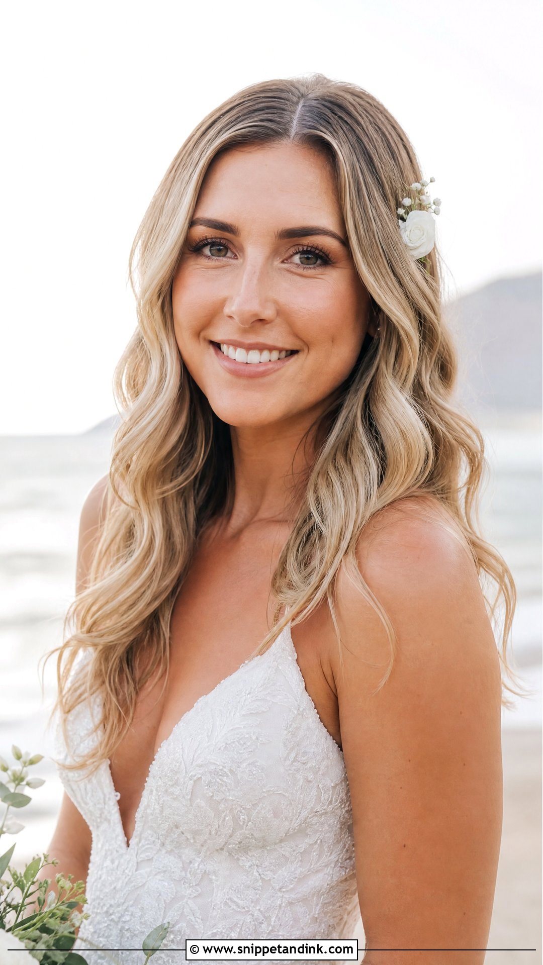 Loose Waves With Center Part - Snippet and Ink - 20 Hair Styles for Marriage