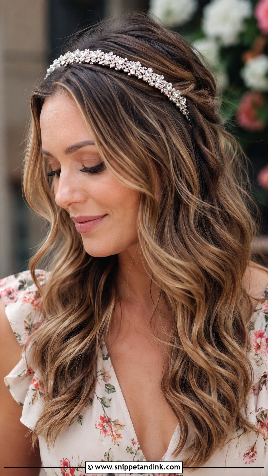 Loose Waves With Headband - Snippet and Ink - 25 Wedding Guest Hair Ideas