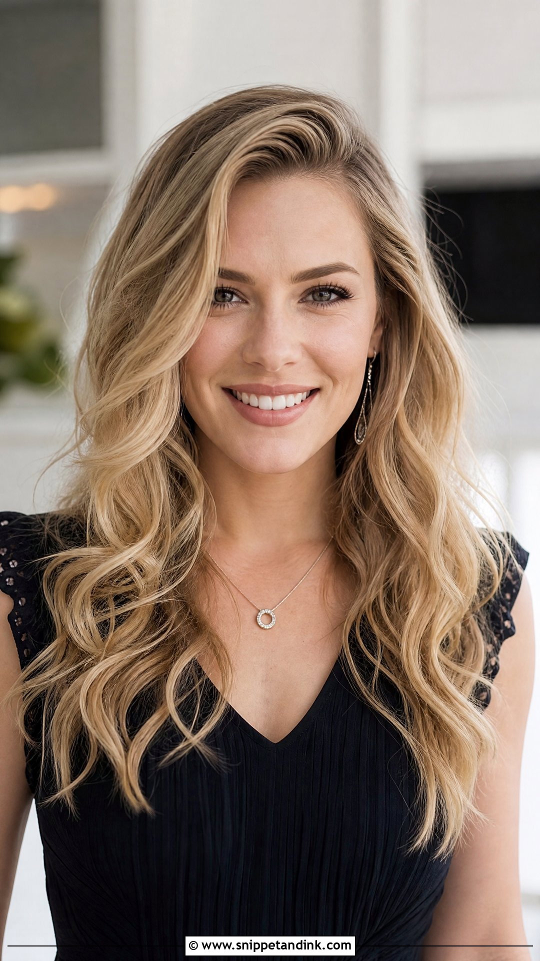 Loose Waves with Side Part - Snippet and Ink - 20 Wedding Guest Hair Long Ideas
