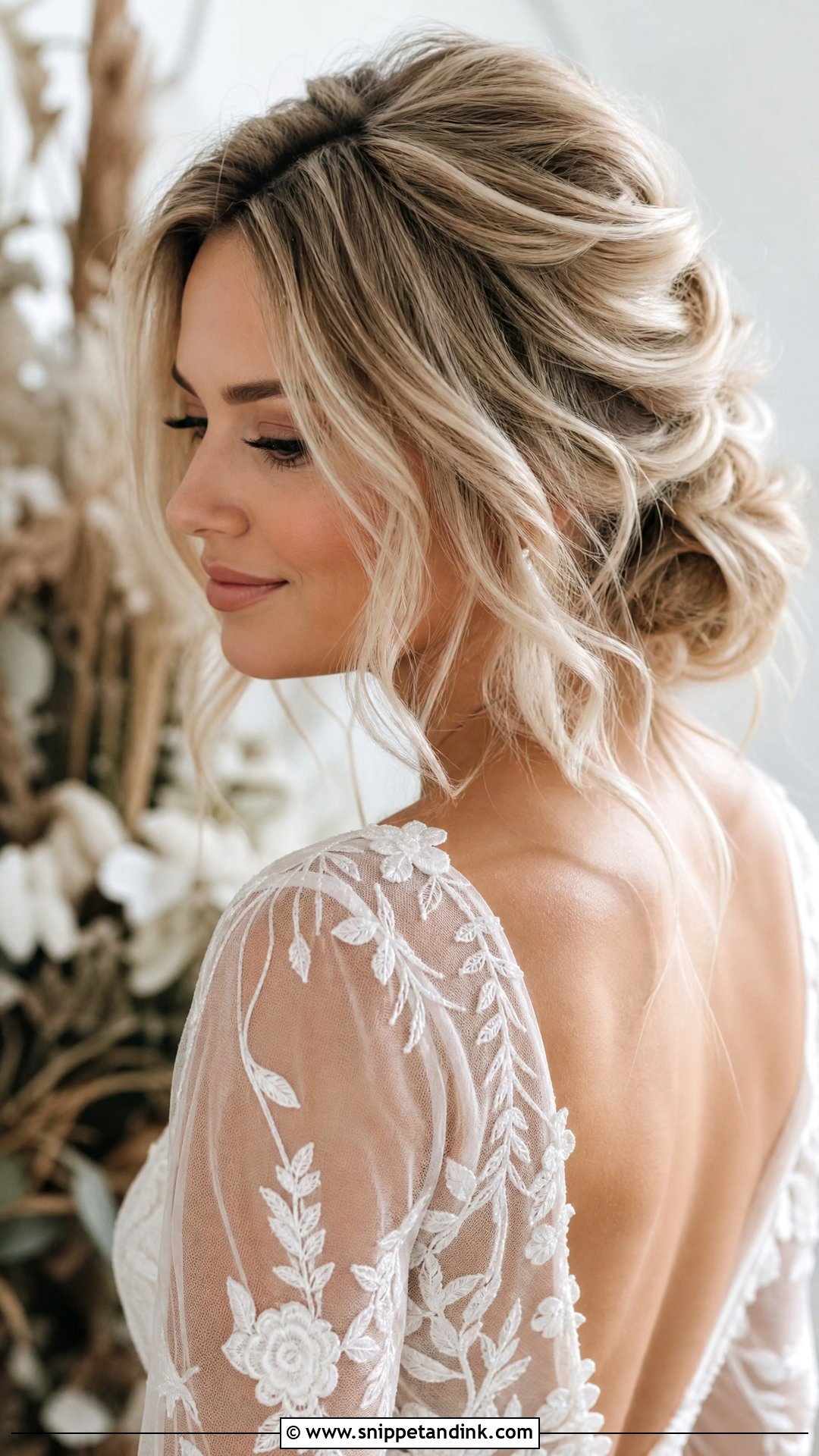 Loose Wedding Updo For Long Hair - Snippet and Ink - 20 Up Hairstyles for Long Hair Wedding
