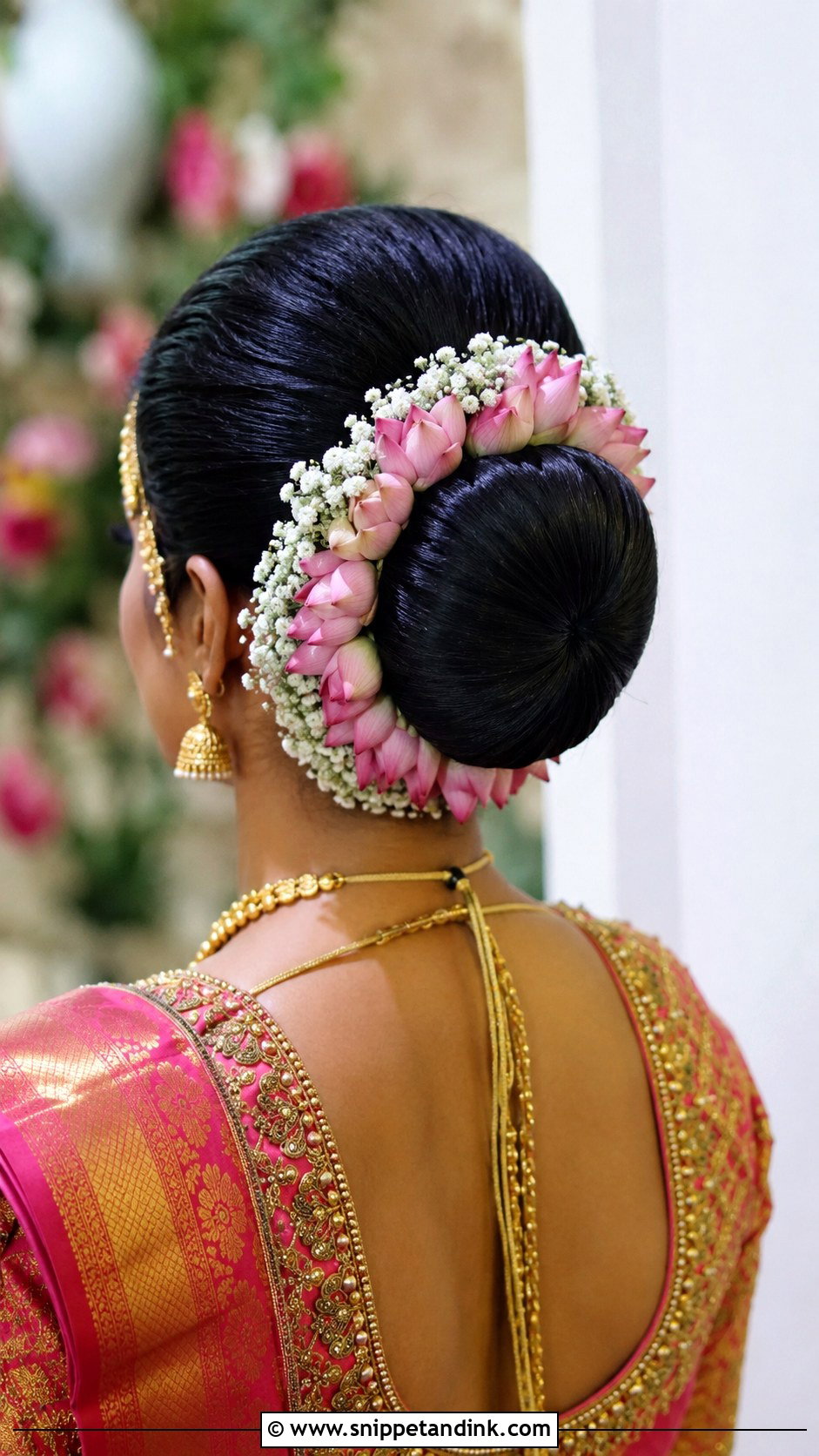 Lotus Bridal Bun - Snippet and Ink - 20 Lotus Bridal Hairstyles