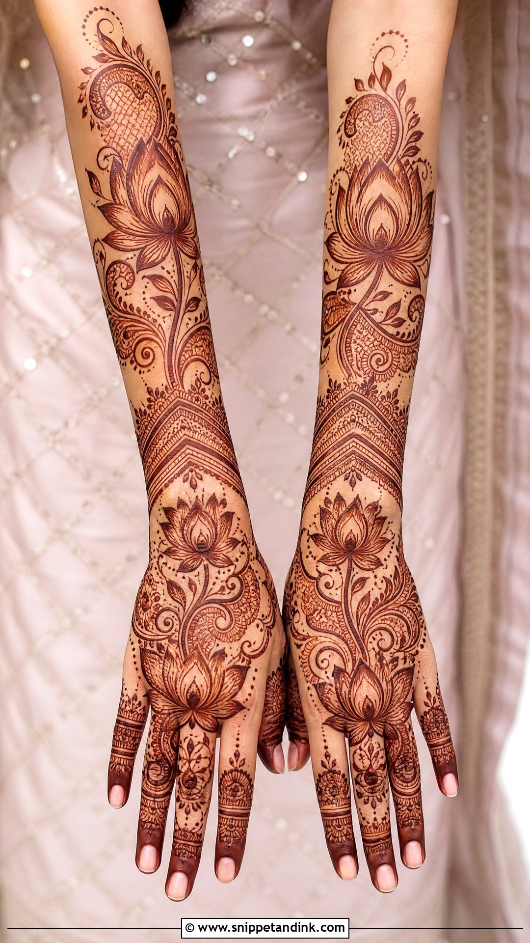 Lotus Bridal Mehendi - Snippet and Ink - 30 Mehendi Looks for Bride