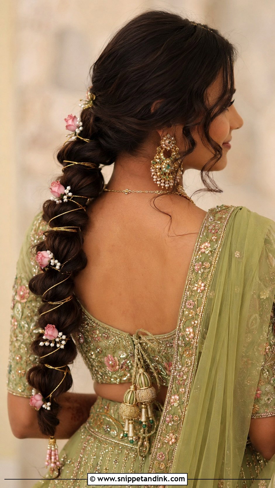 Lotus Bubble Braid - Snippet and Ink - 20 Lotus Bridal Hairstyles