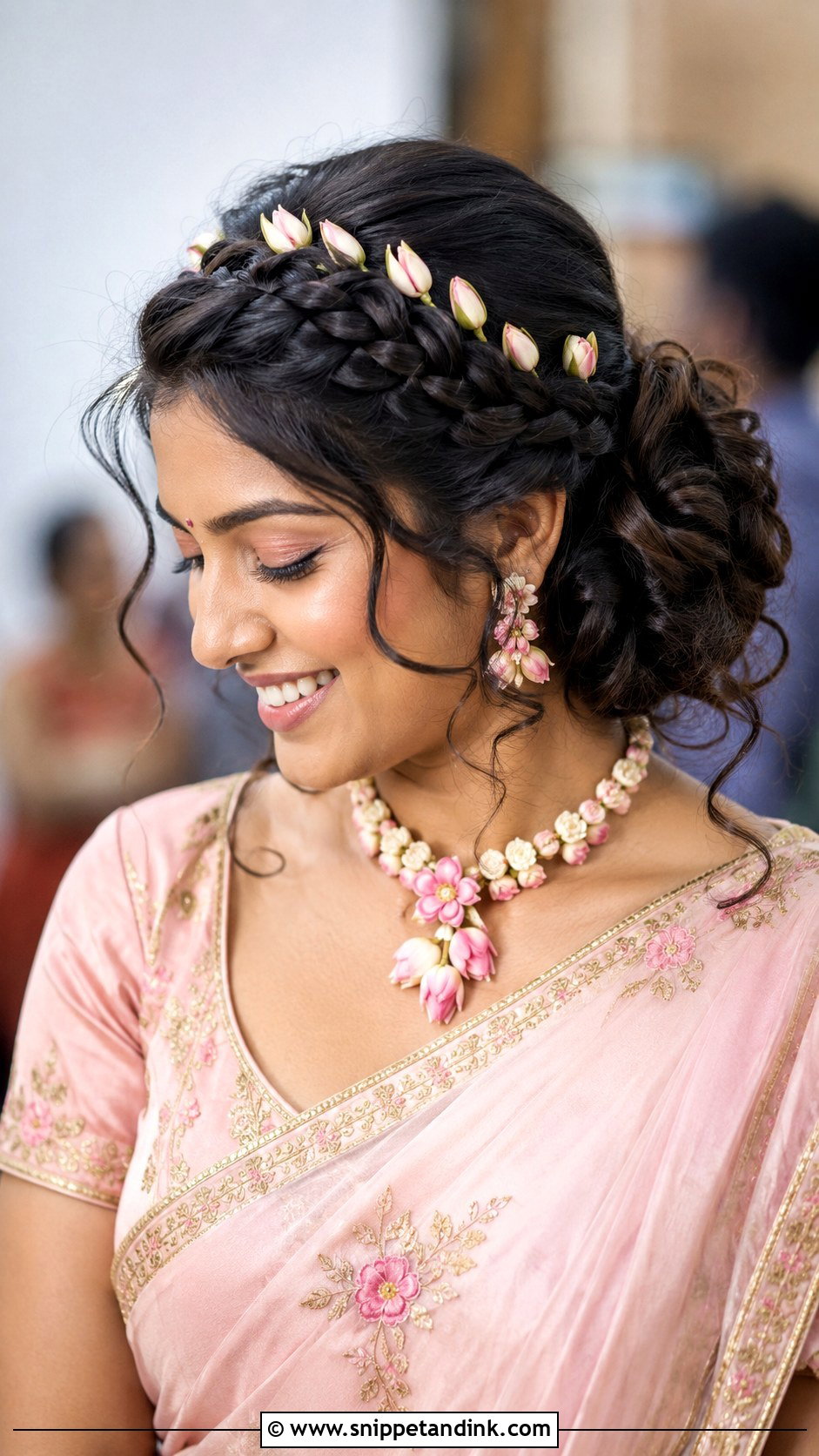 Lotus Crown Braid - Snippet and Ink - 20 Lotus Bridal Hairstyles