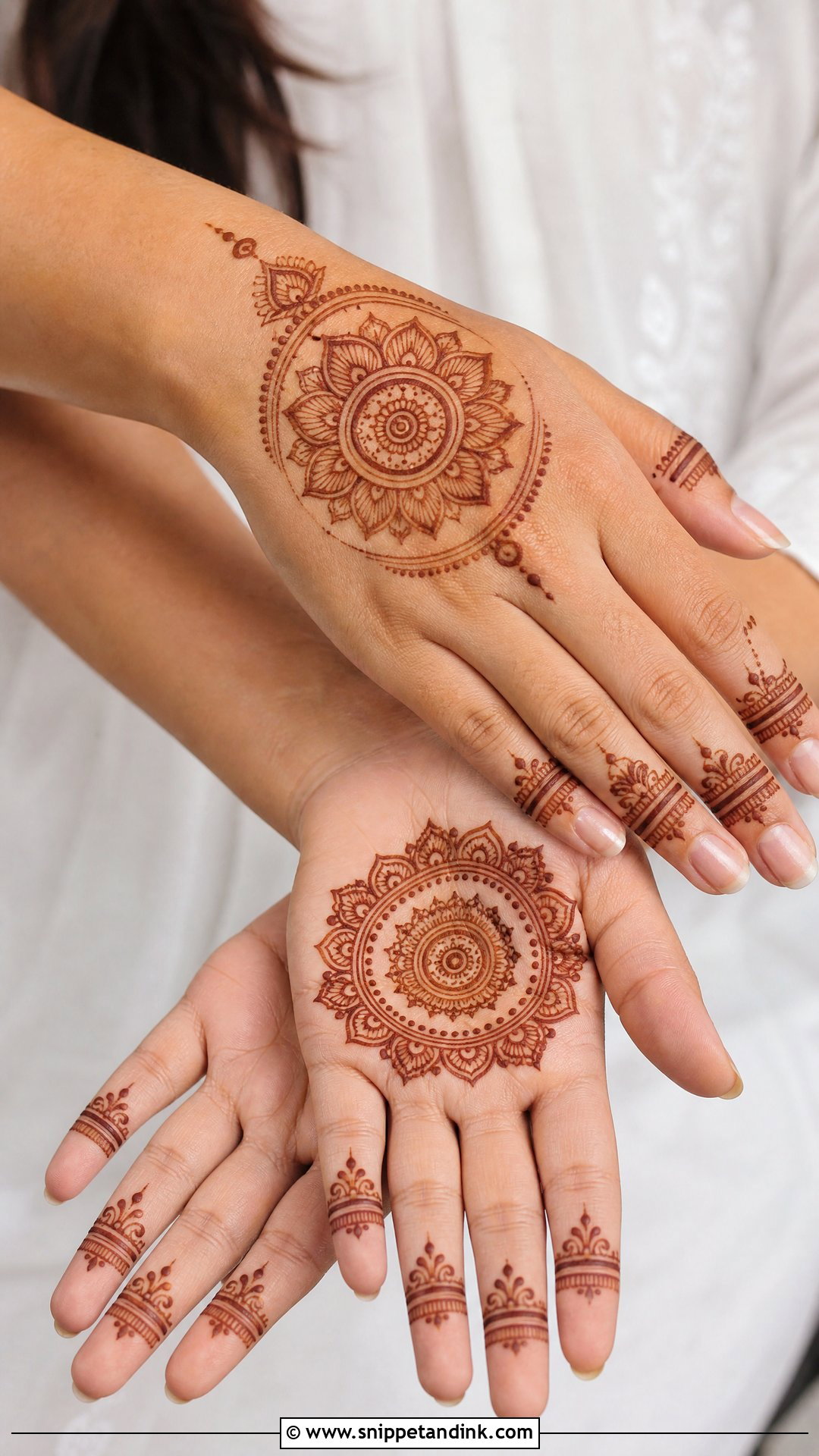 Lotus Mandala Mehndi Design - Snippet and Ink - 30 Minimal Lotus Mehndi Design Ideas
