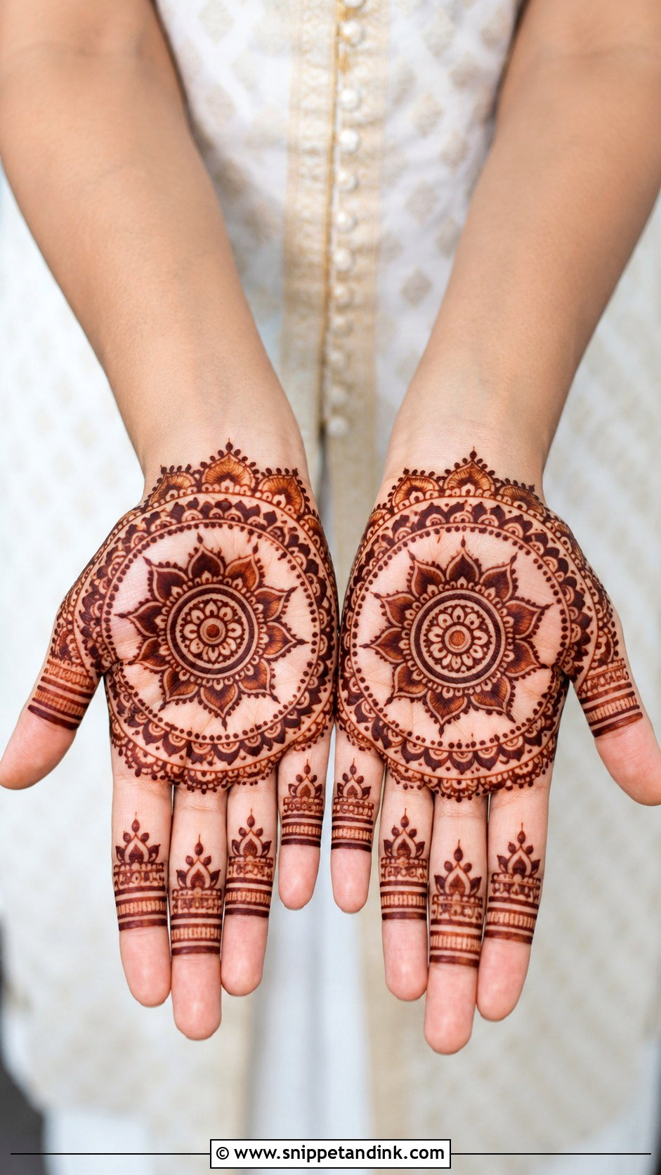 Lotus Mandala Mehndi Design - Snippet and Ink - 35 Lotus Mehndi Design Ideas