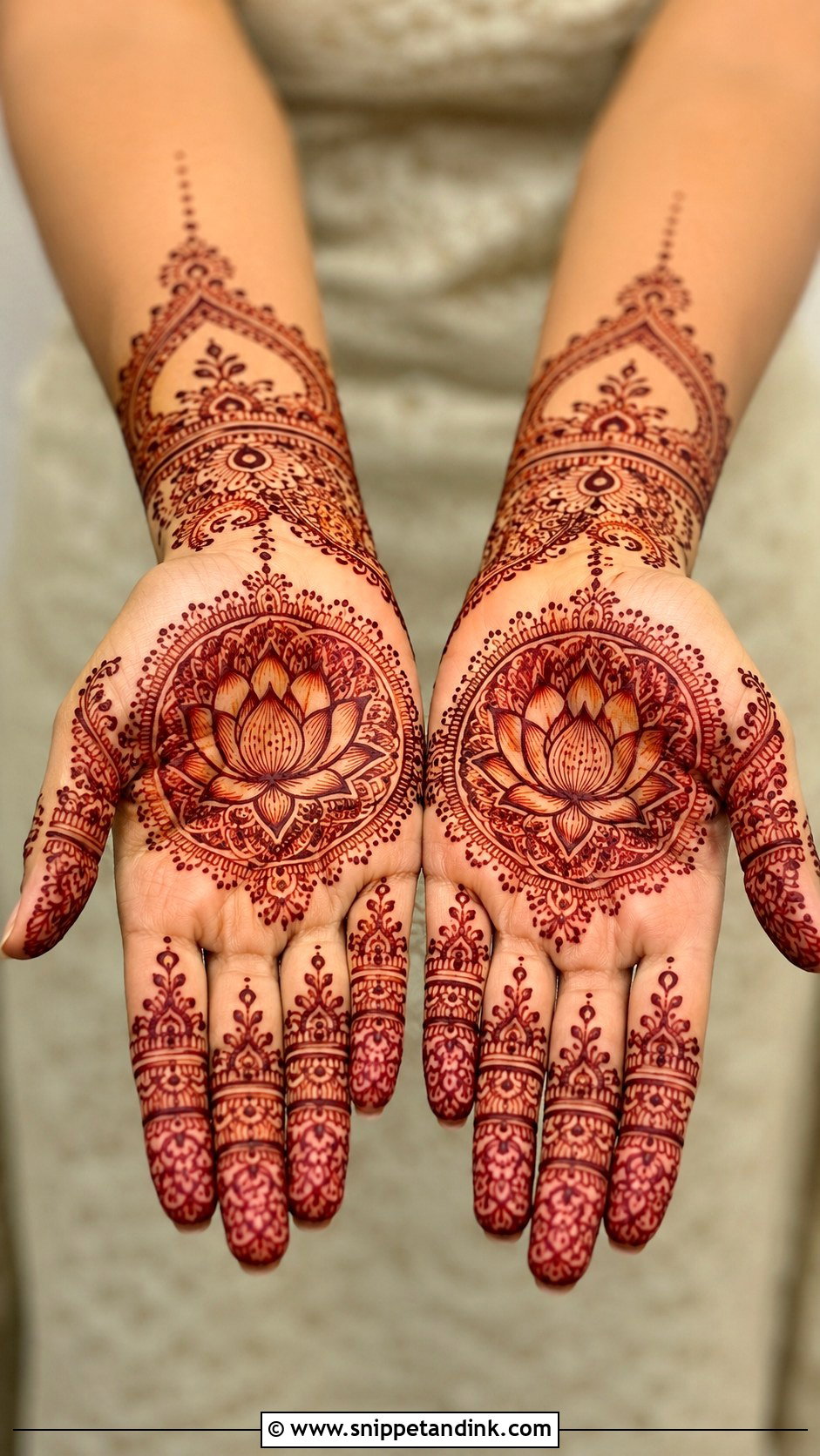 Lotus Mandala Mehndi Design - Snippet and Ink - 35 Mandala Mehndi Design Ideas