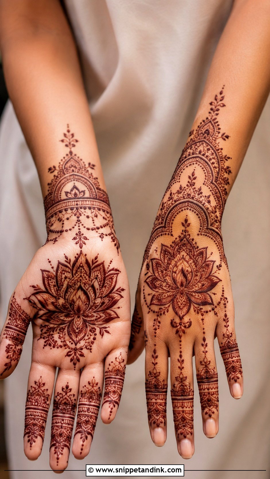 Lotus Mehndi Design - Snippet and Ink - 35 New Latest Mehndi Design Ideas