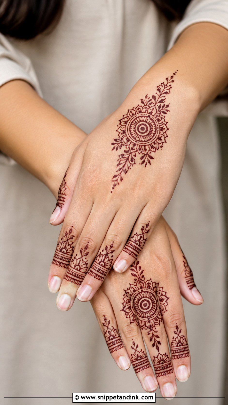 Lotus Mehndi Design - Snippet and Ink - 35 Trending Mehndi Designs