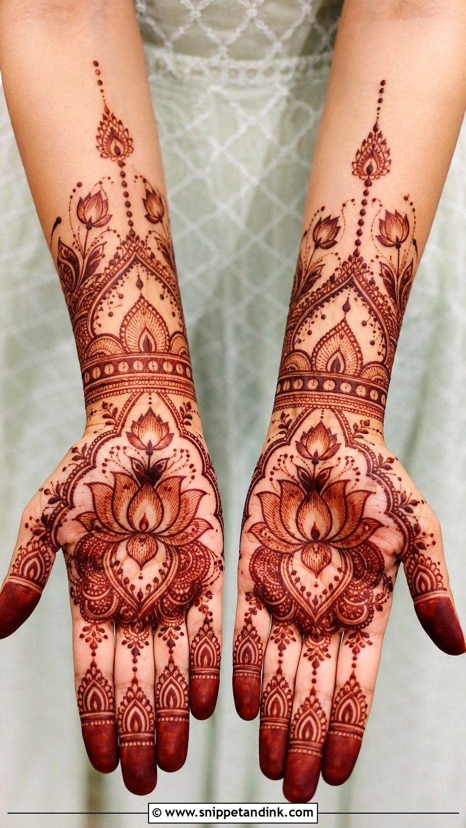 Lotus Mehndi Design 2018 - Snippet and Ink - 35 Mehndi Designs 2018